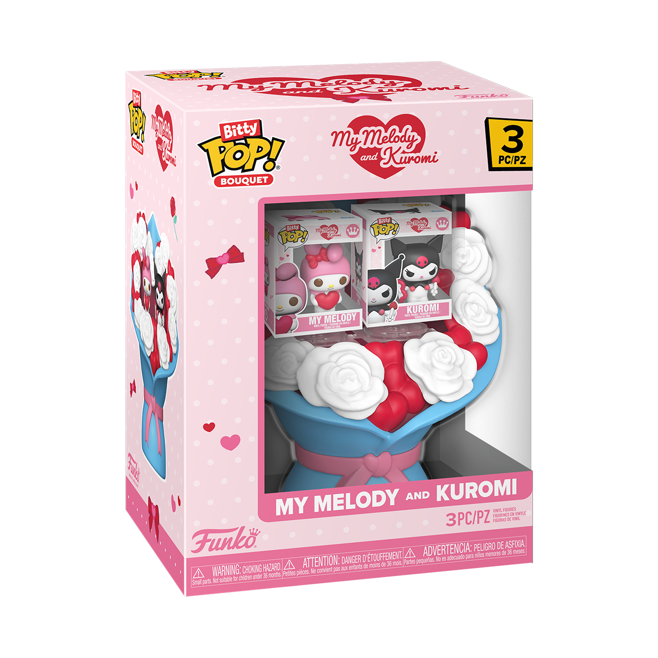 Bitty Pop! Bouquet My Melody & Kuromi (Valentine) - Image 2