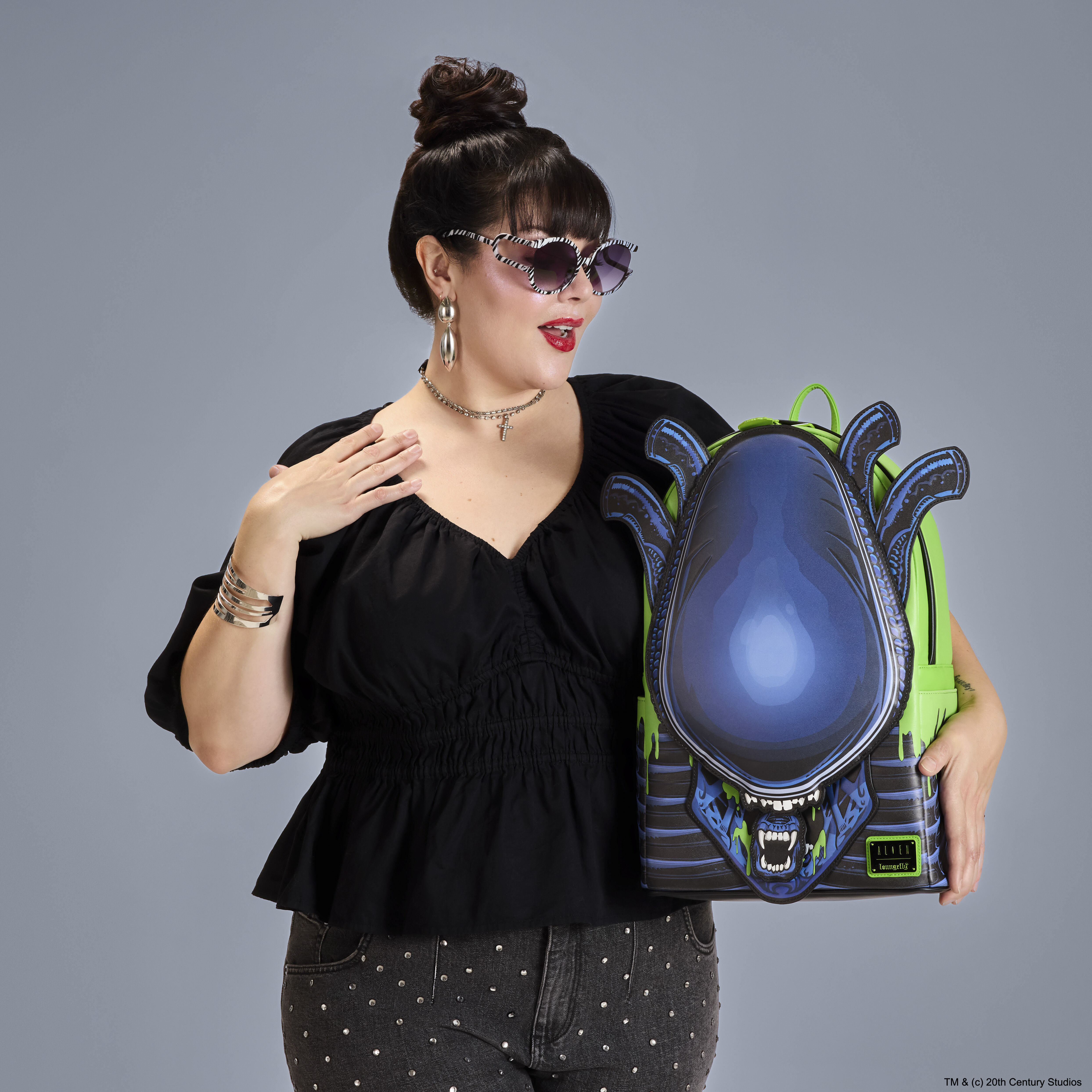 Alien Xenomorph Cosplay Glow Full-Size Backpack - Image 2