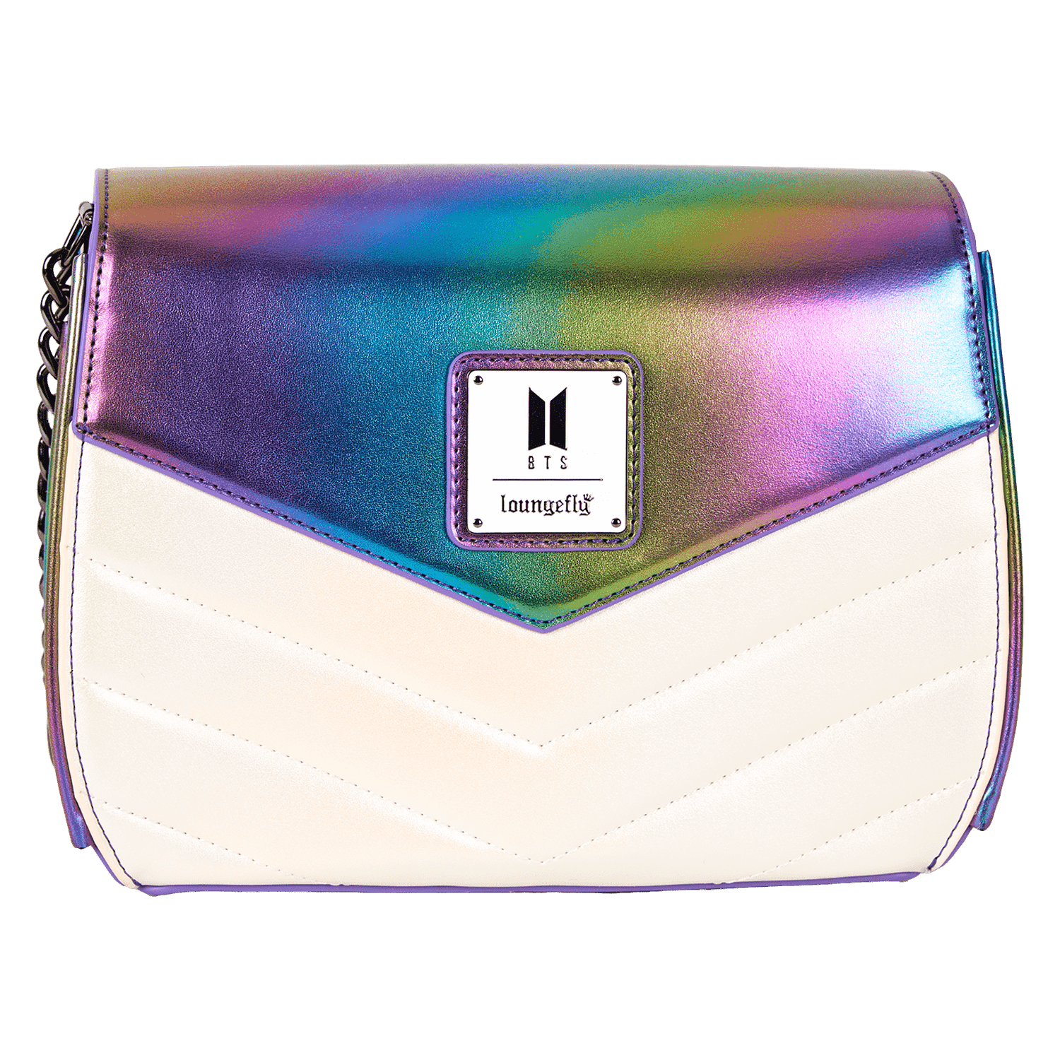 Funko Pop! By Loungefly BTS Iridescent Quilted Crossbody Bag - Image 7