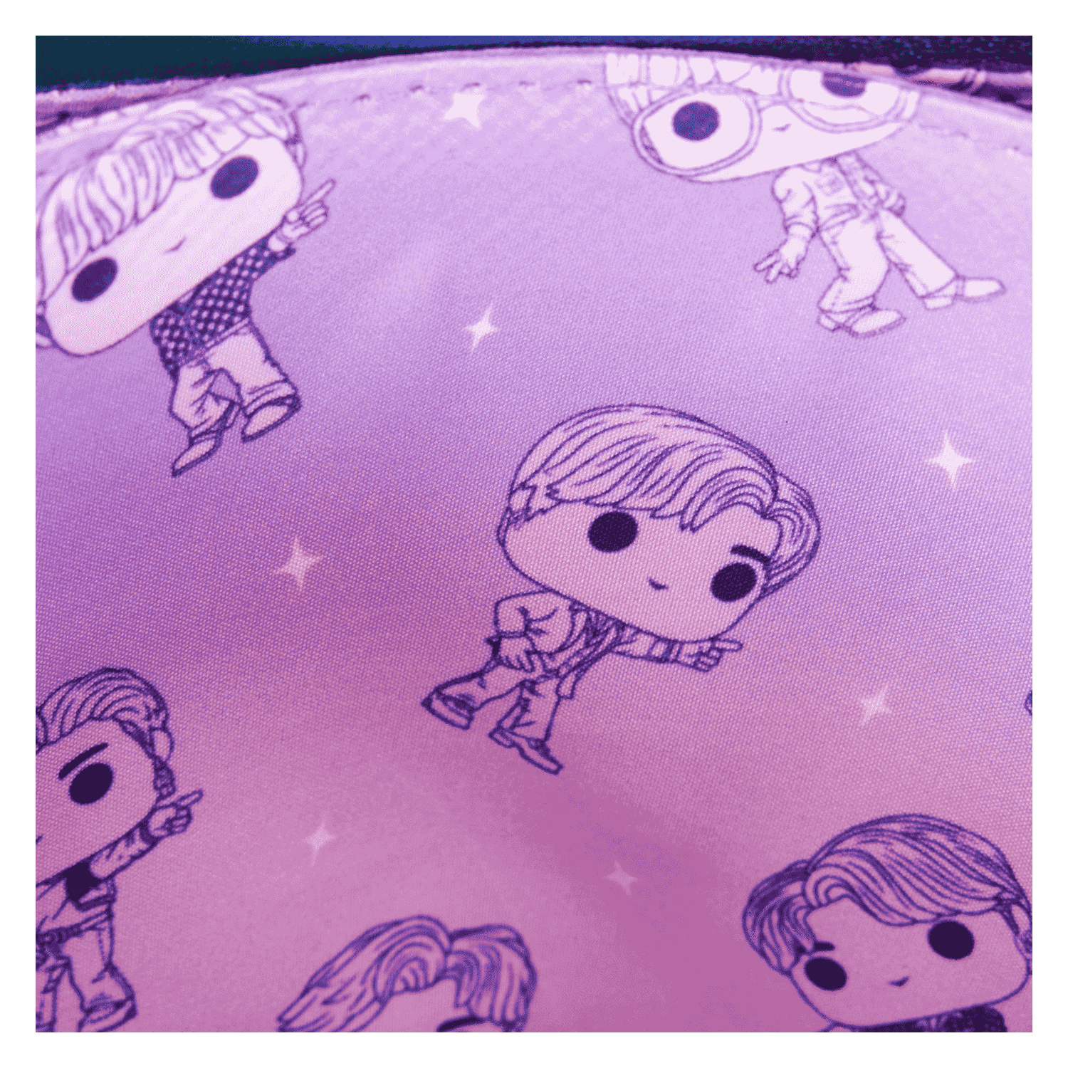 Funko Pop! By Loungefly BTS Iridescent Quilted Crossbody Bag - Image 10