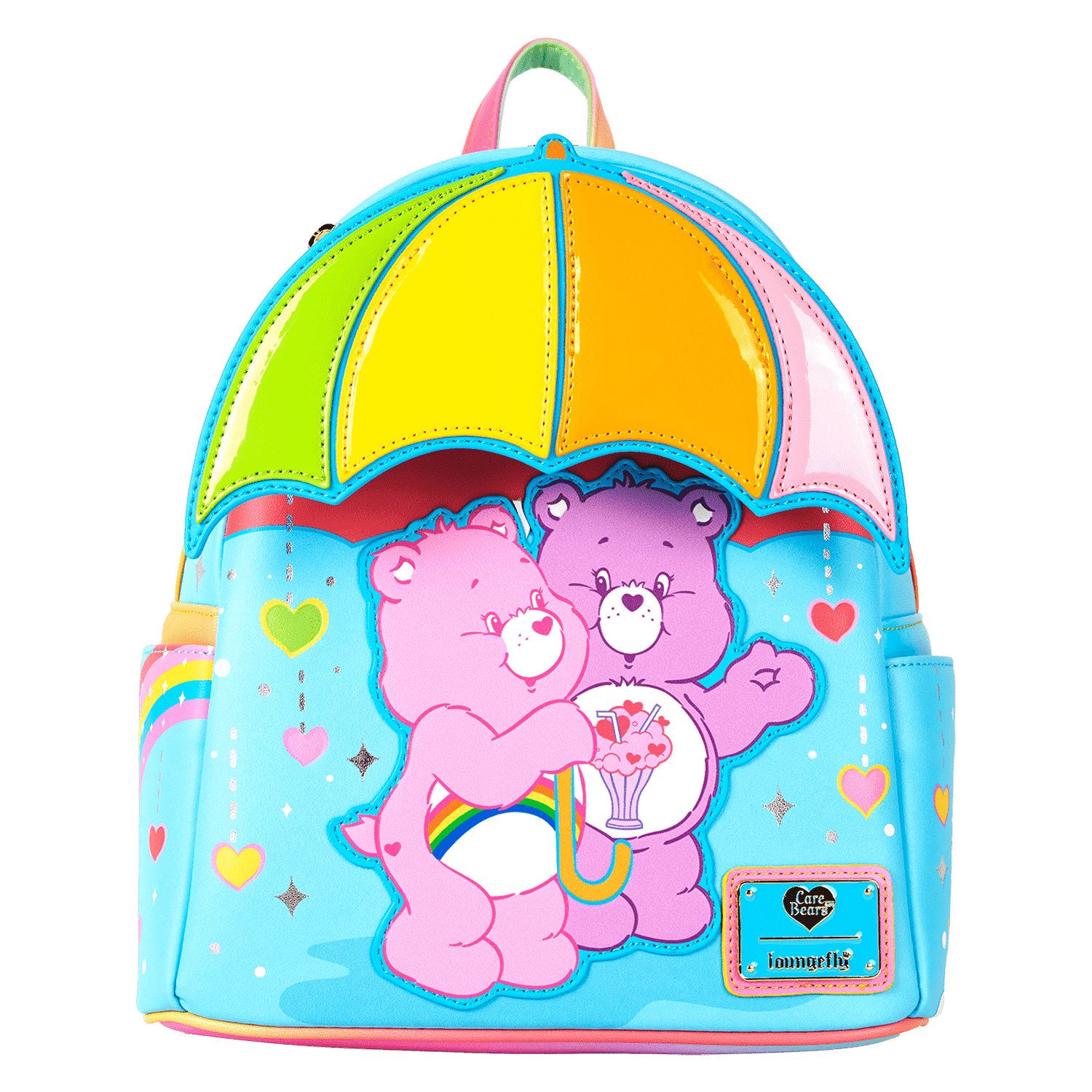 Care Bears Cheer Bear & Share Bear Rainbow Umbrella Mini Backpack