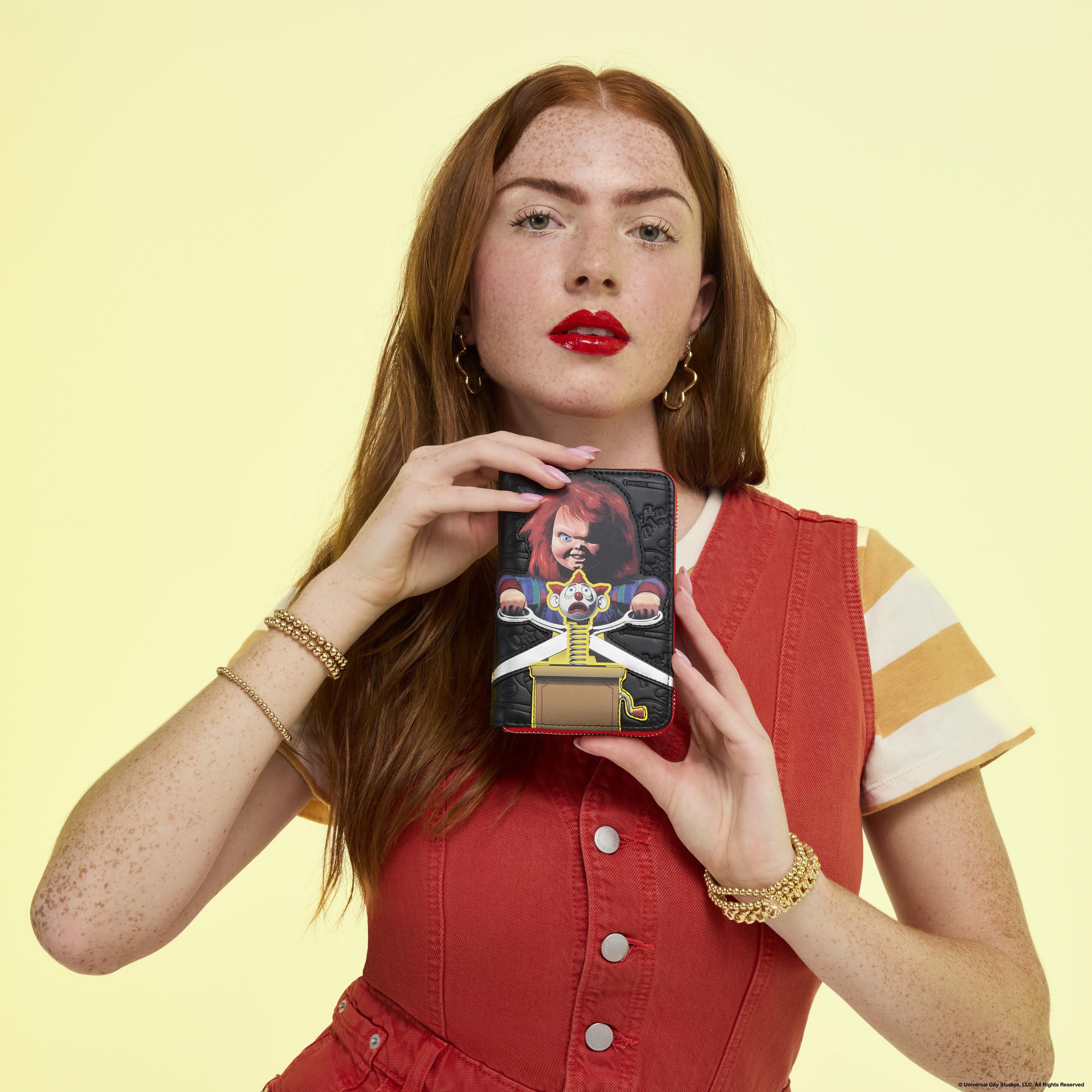 Chucky Clown Cosplay Zip Around Wallet - Image 2