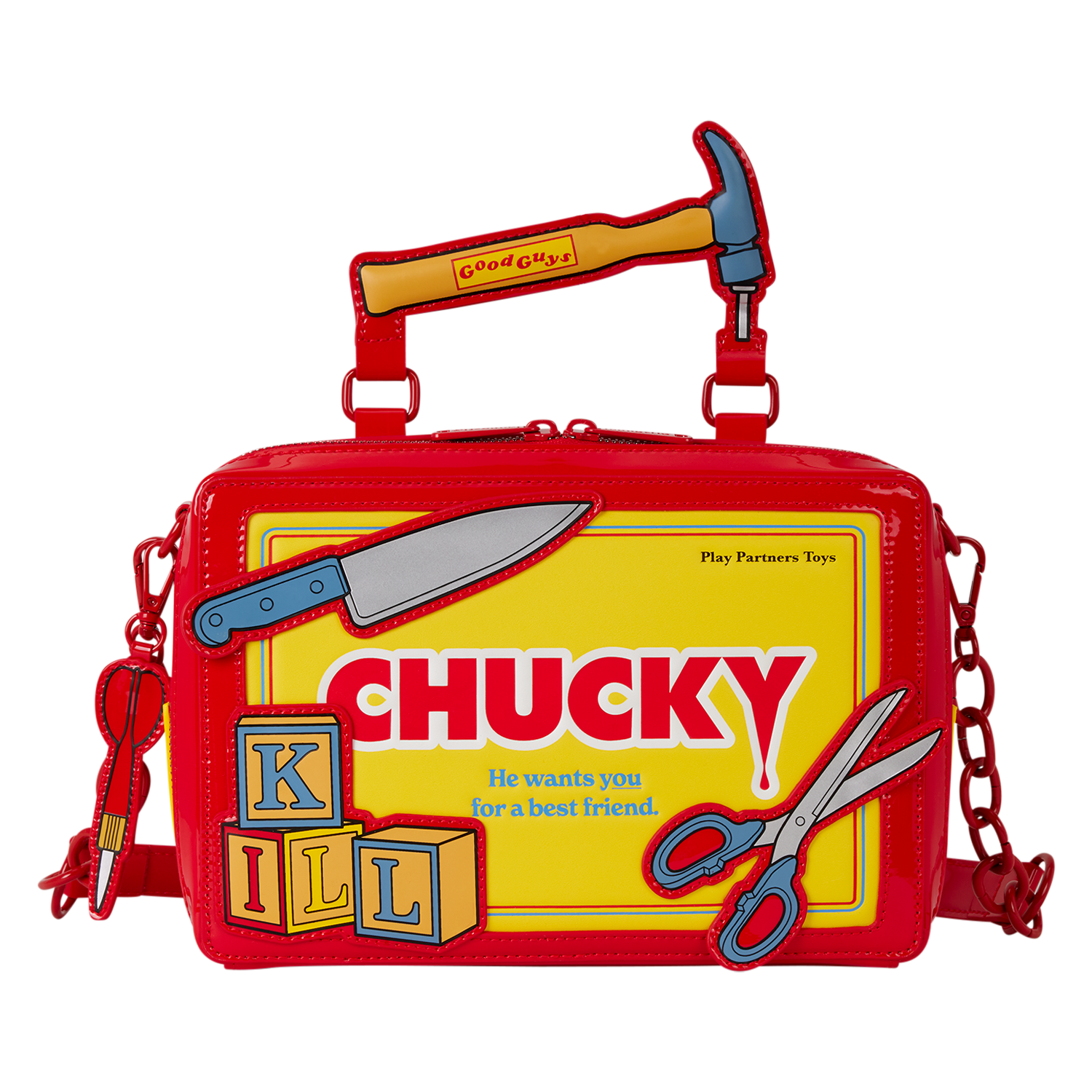 Chucky Good Guys Tool Chest Crossbody Bag