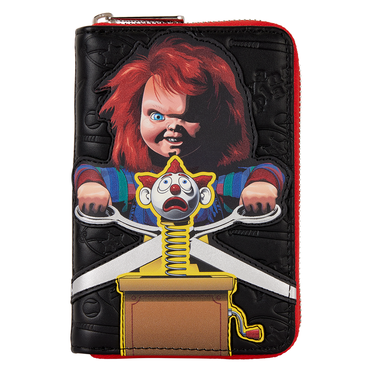 Chucky Clown Cosplay Zip Around Wallet