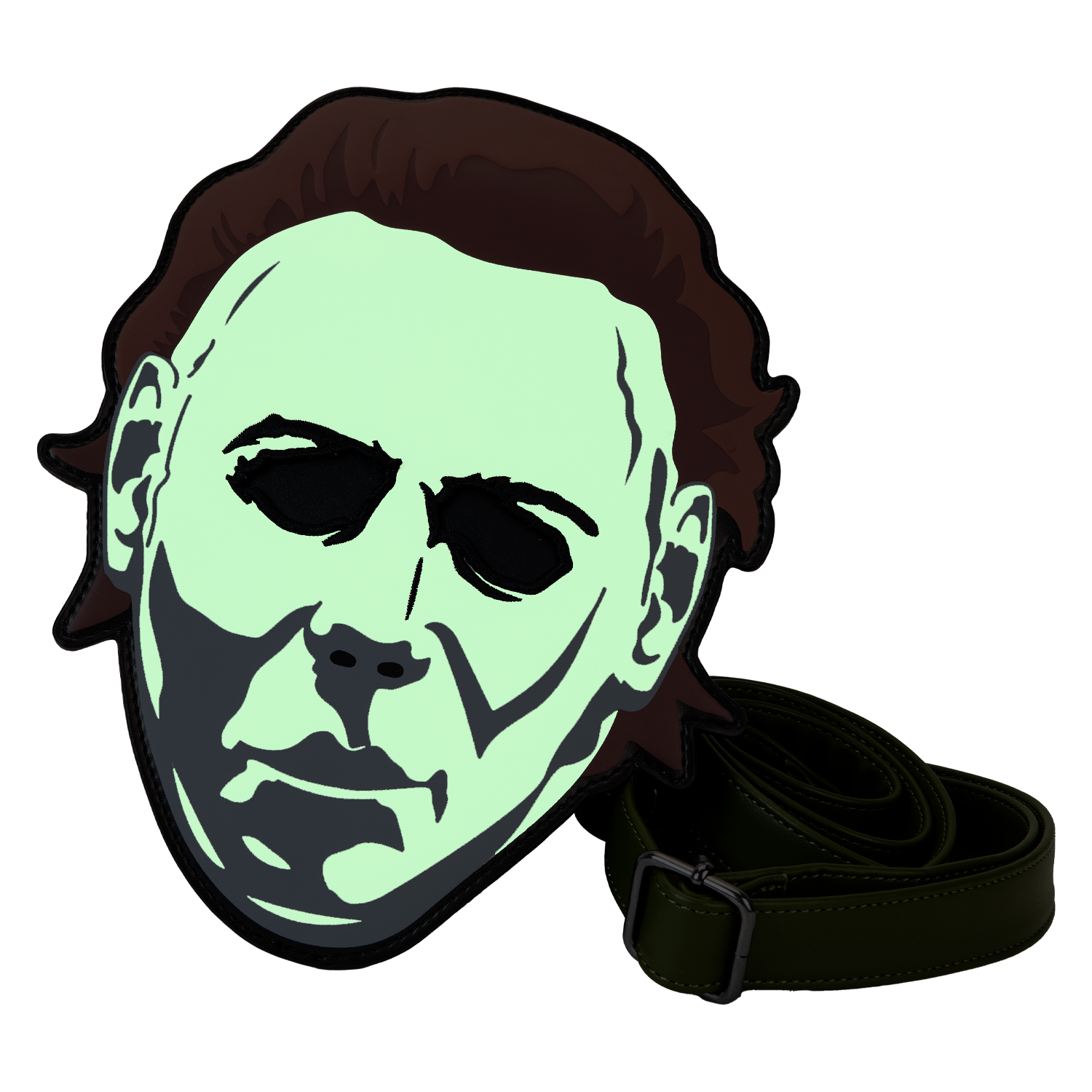 Halloween Michael Myers Mask Glow Crossbody Bag - Image 5