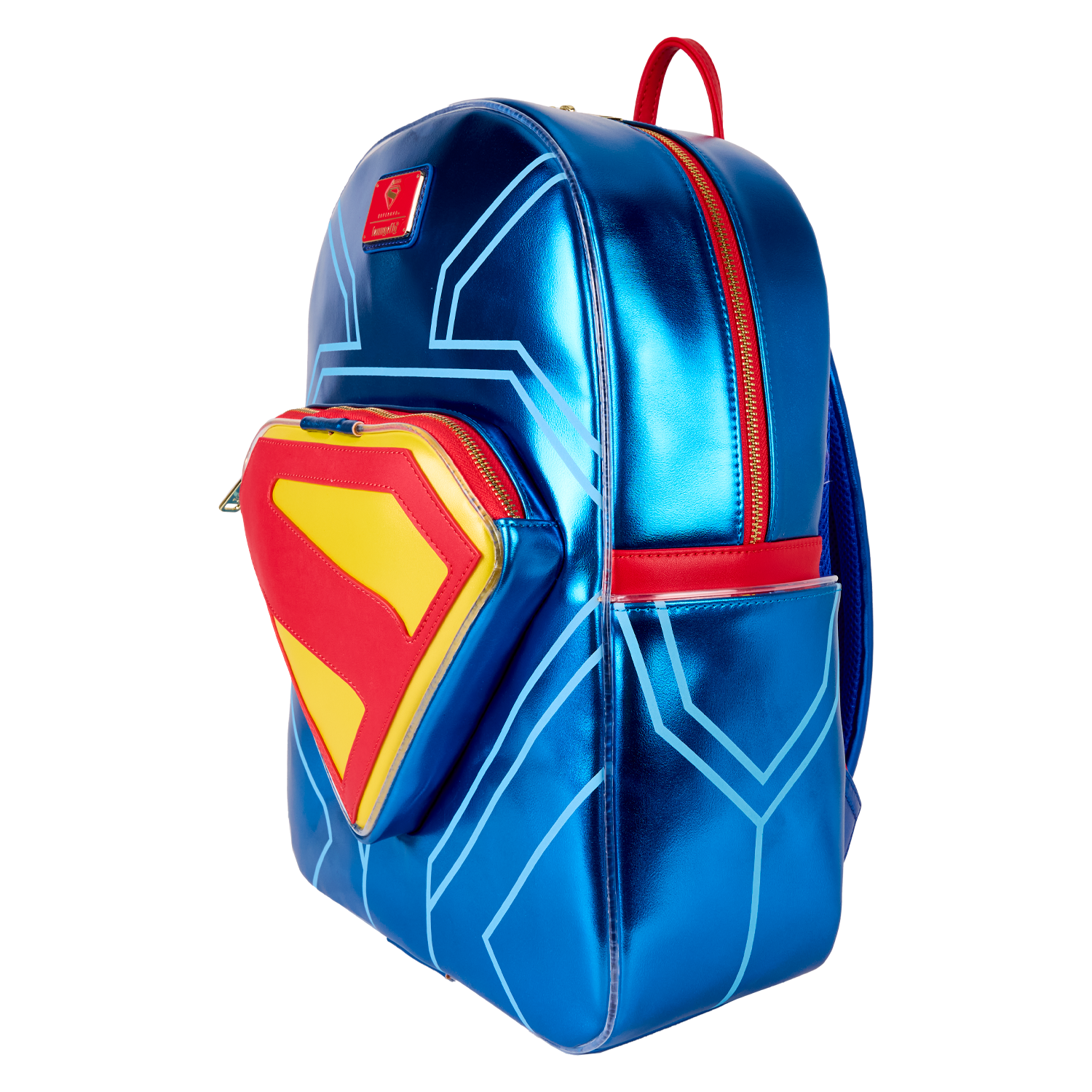 Superman Light Up Glow Full-Size Backpack - Image 6