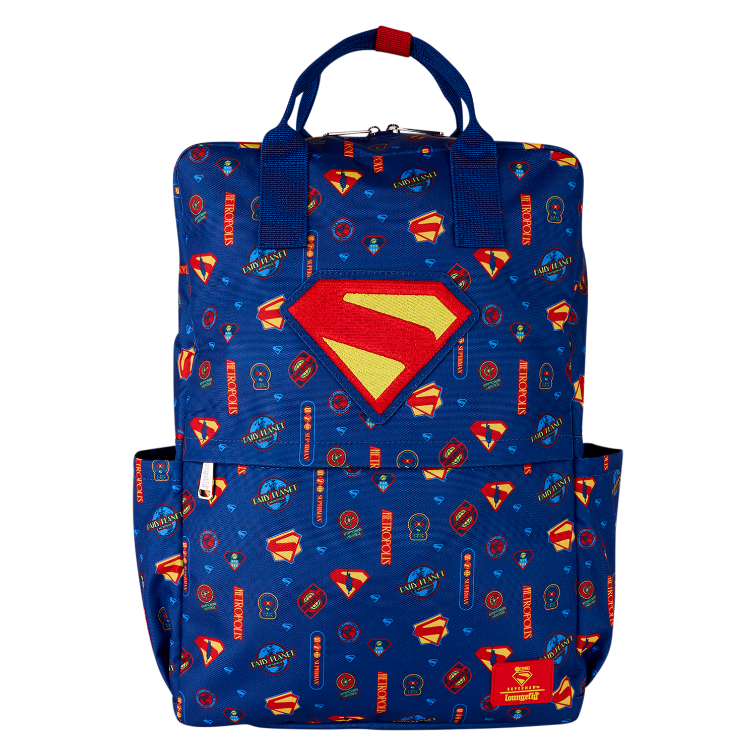 Superman All-Over Print Full-Size Backpack
