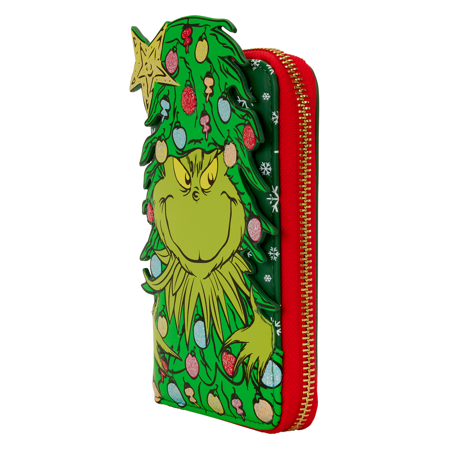 Dr. Seuss How the Grinch Stole Christmas! Tree Zip Around Wallet - Image 4