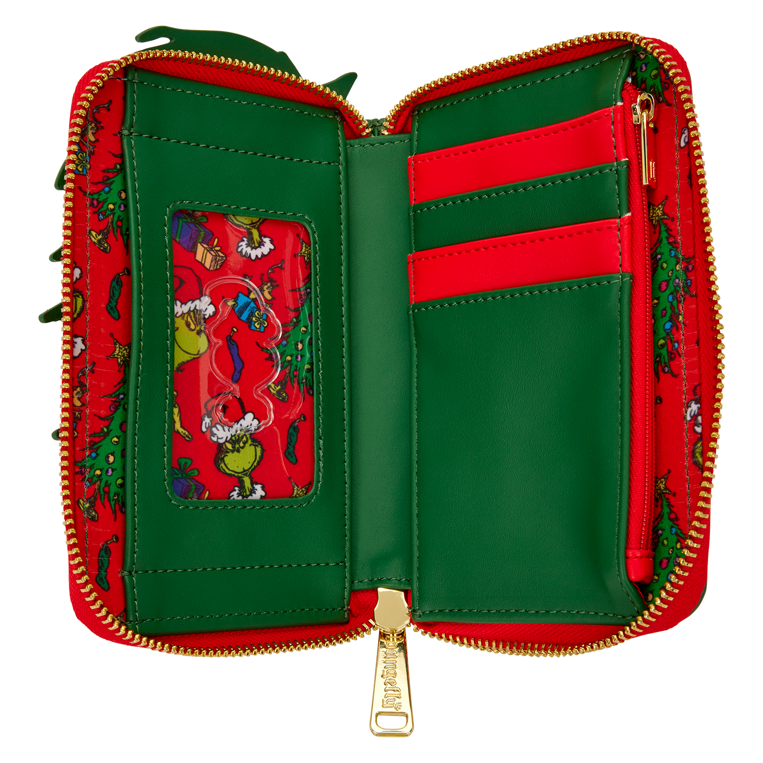 Dr. Seuss How the Grinch Stole Christmas! Tree Zip Around Wallet - Image 6