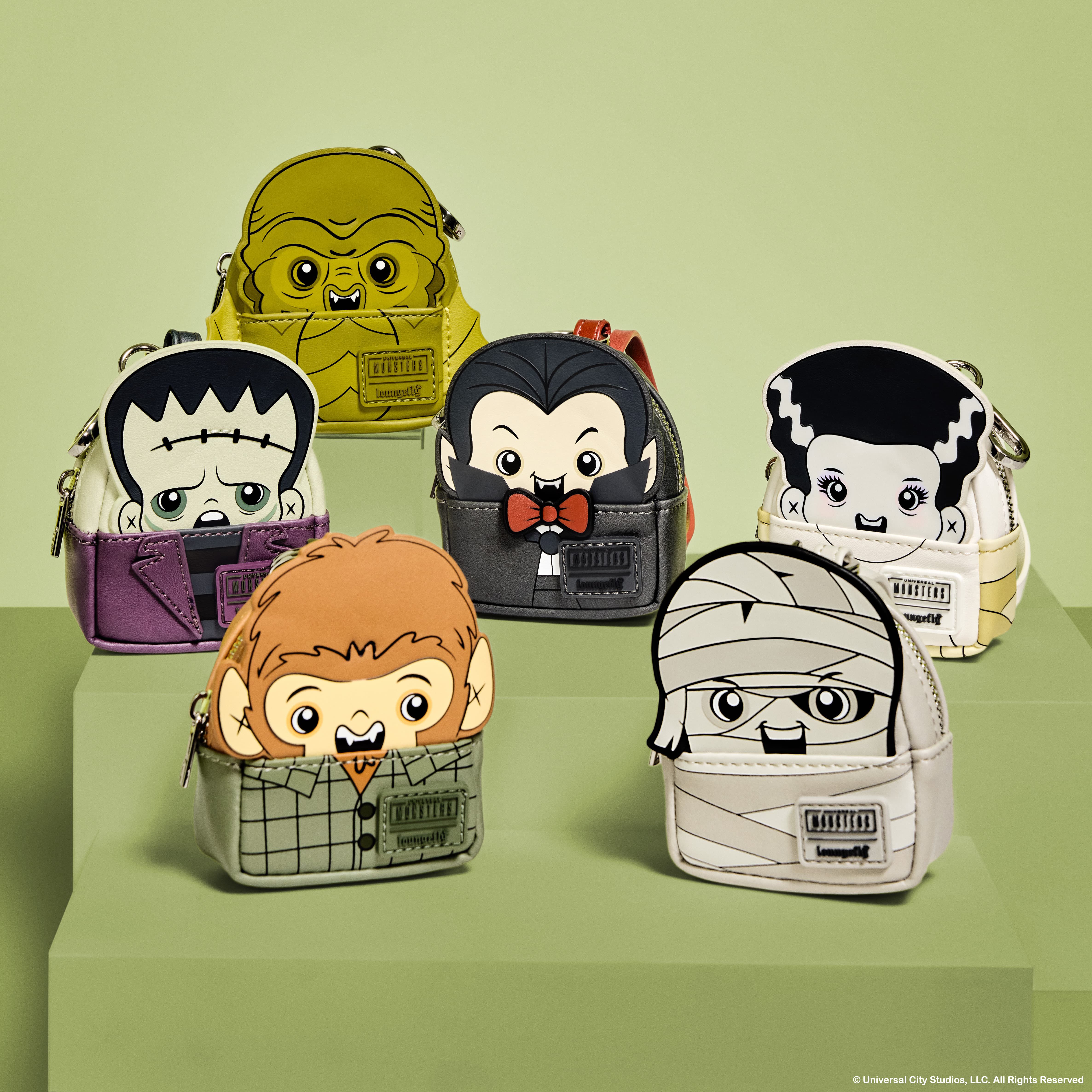 Universal Monsters Cosplay Mystery Mini Backpack Keychain Charm - Image 2