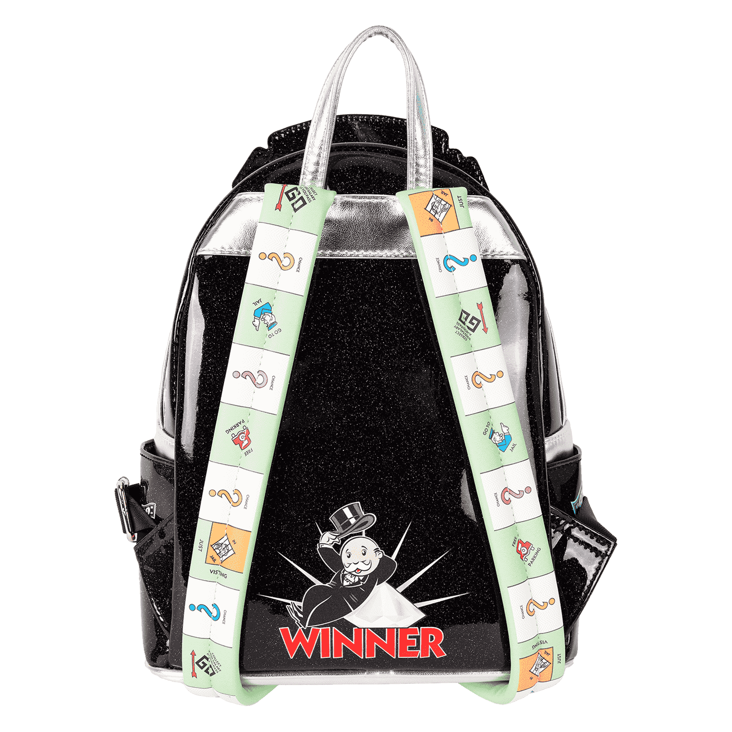 Monopoly 90th Anniversary Pennybags Glitter Cosplay Mini Backpack - Image 5