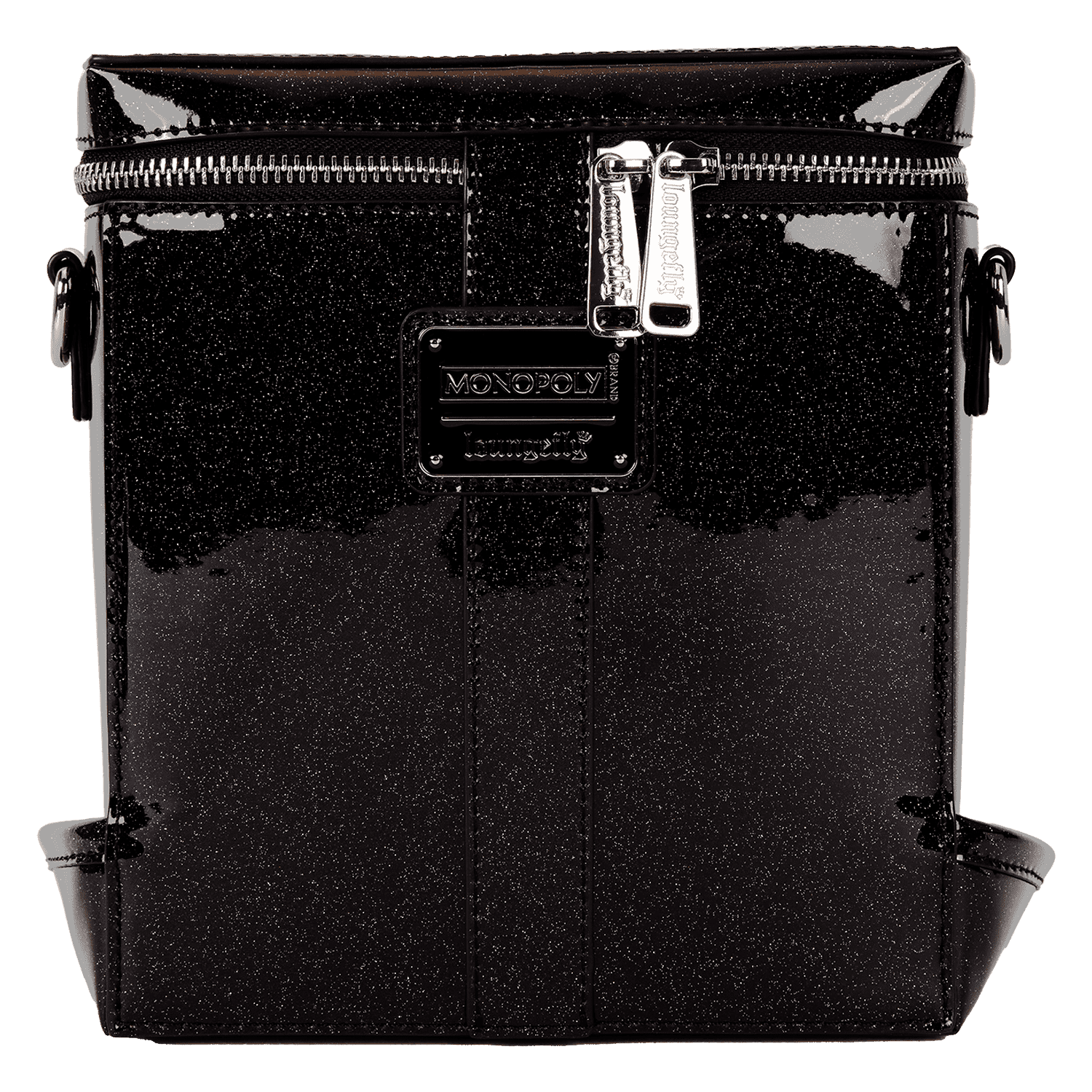 Monopoly 90th Anniversary Top Hat Glitter Figural Crossbody Bag - Image 7