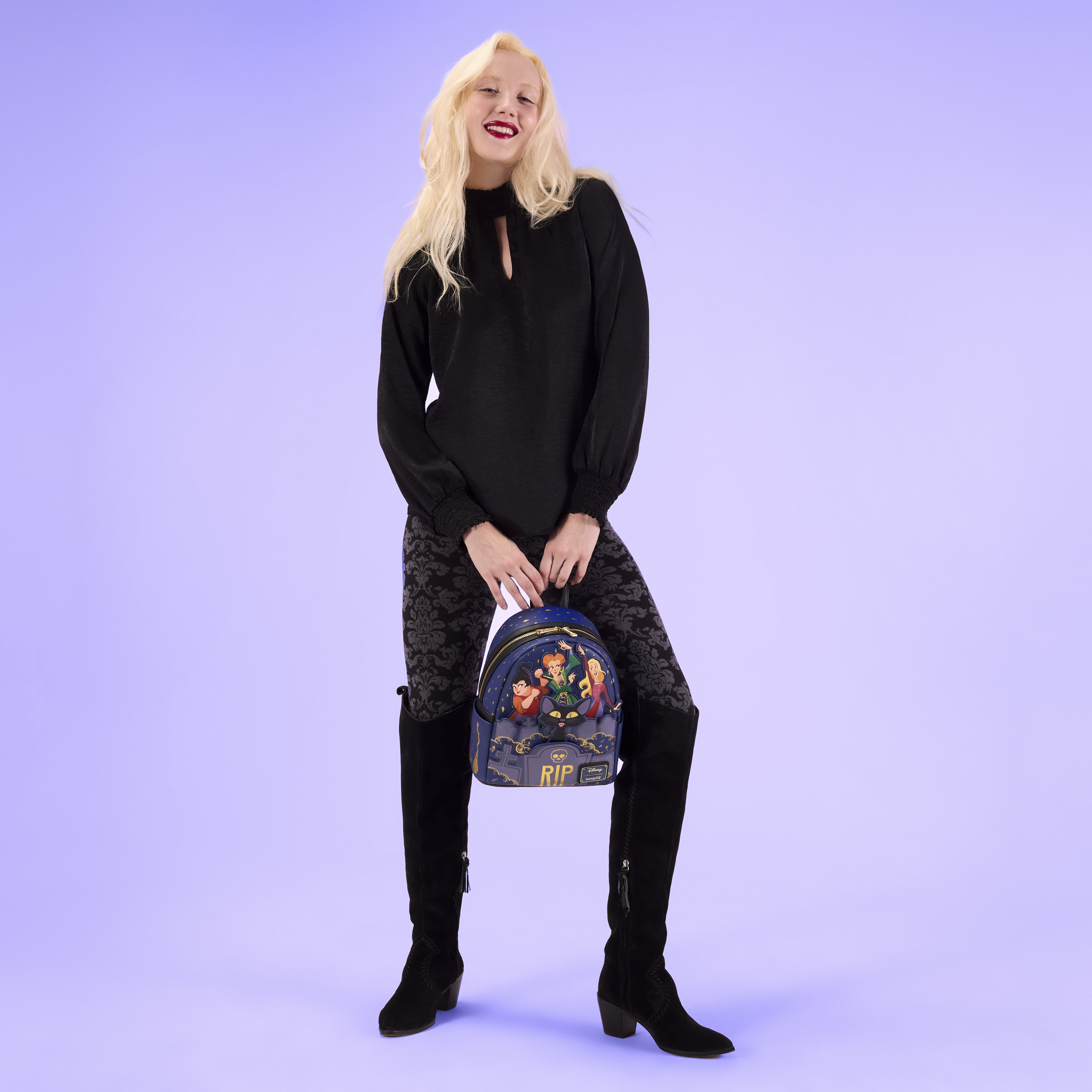Hocus Pocus Sanderson Sisters Graveyard Mini Backpack - Image 3