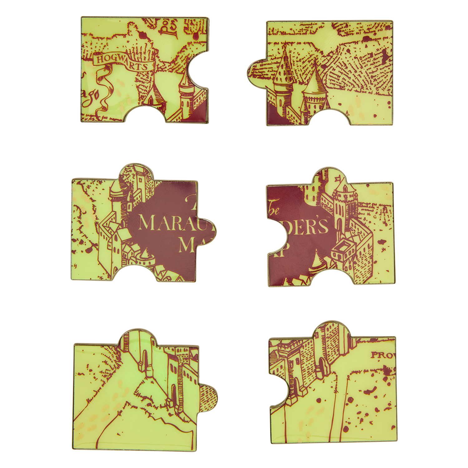 Harry Potter Exclusive The Marauder's Map Puzzle Mystery Box Pin - Image 2