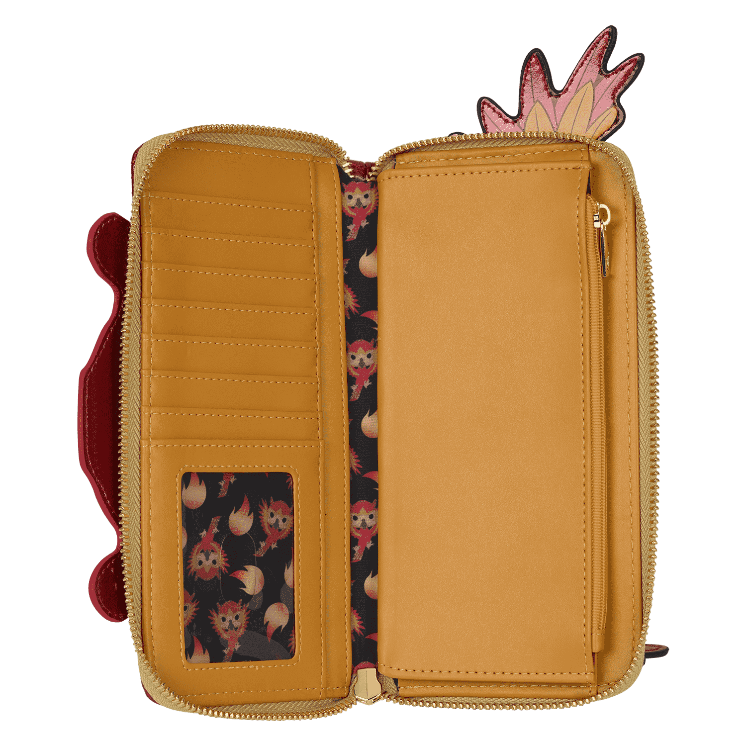 Funko Pop! By Loungefly Harry Potter Exclusive Fawkes Phoenix Cosplay Zip Around Wallet - Image 4