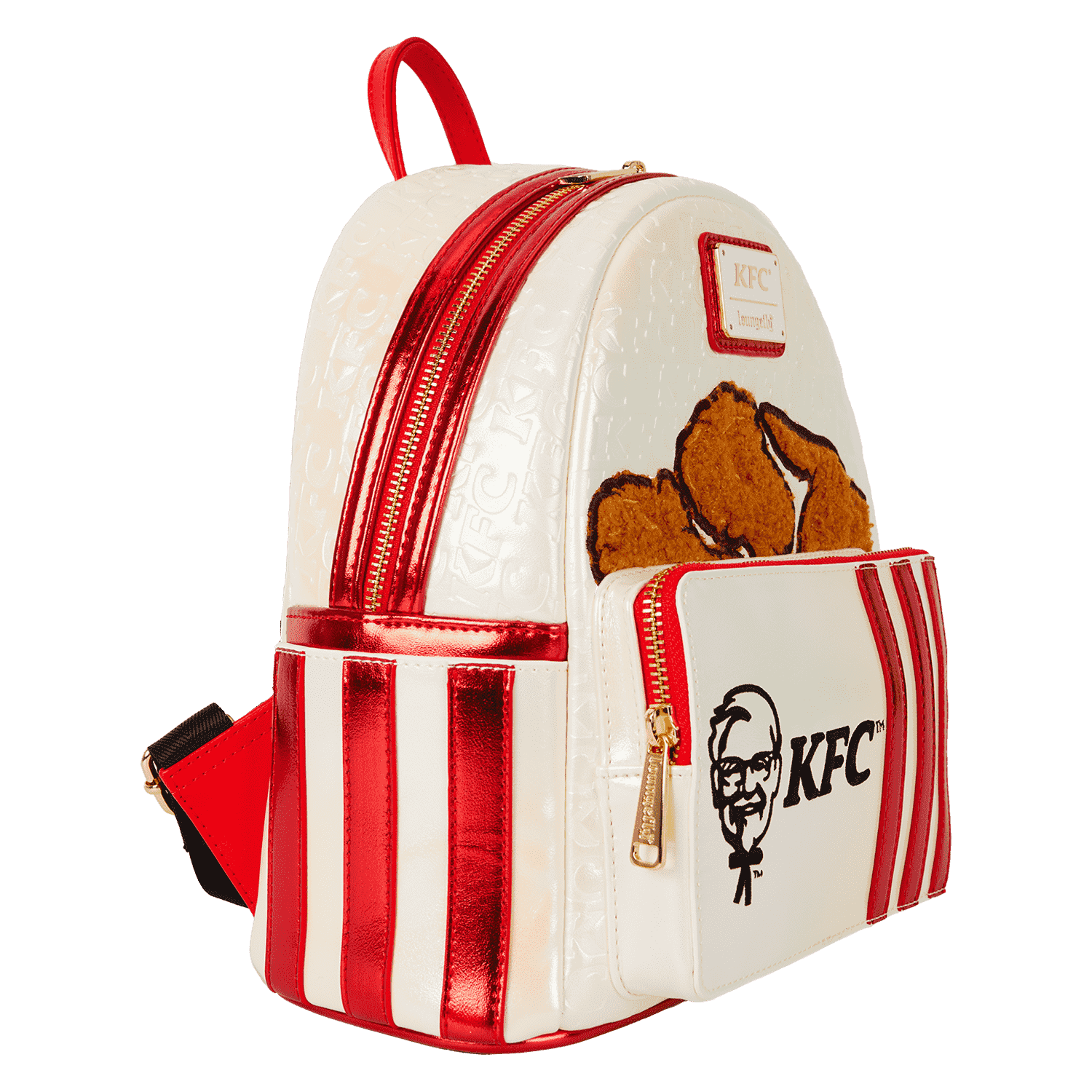 KFC Chicken Bucket Sherpa Mini Backpack - Image 5