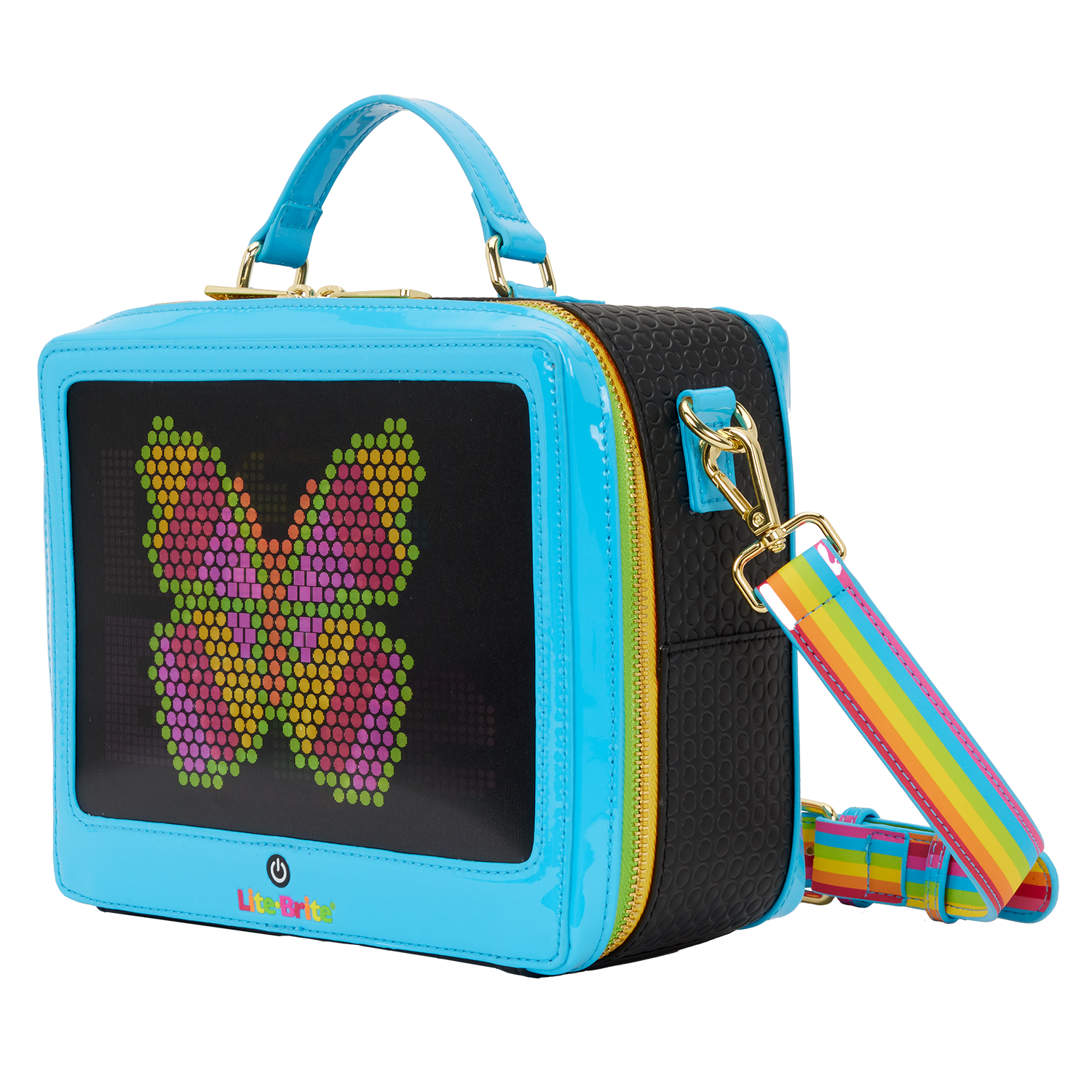 Lite-Brite Lenticular Glow Crossbody Bag with Coin Bag - Image 6