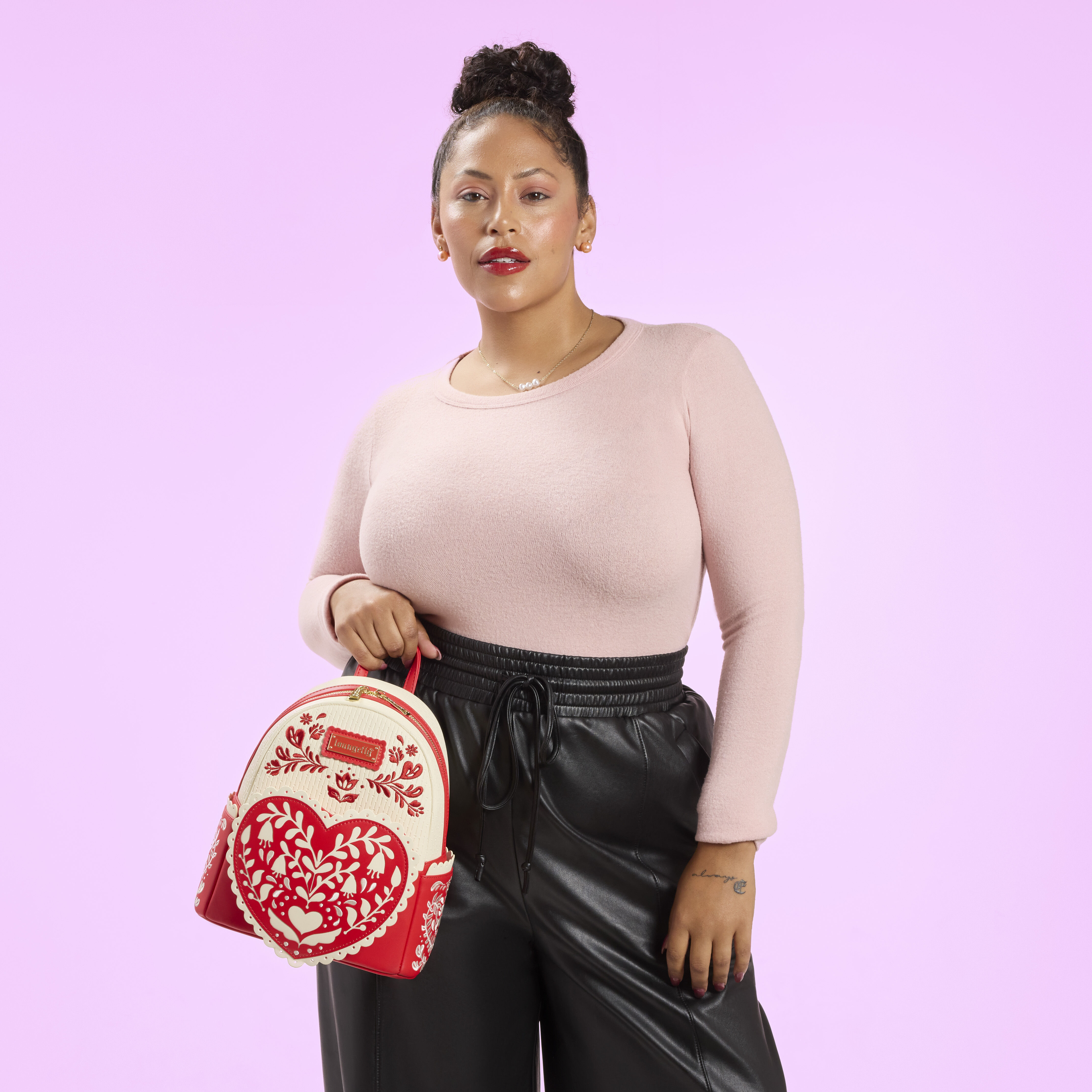 Loungefly Exclusive Vintage Valentine Mini Backpack - Image 2