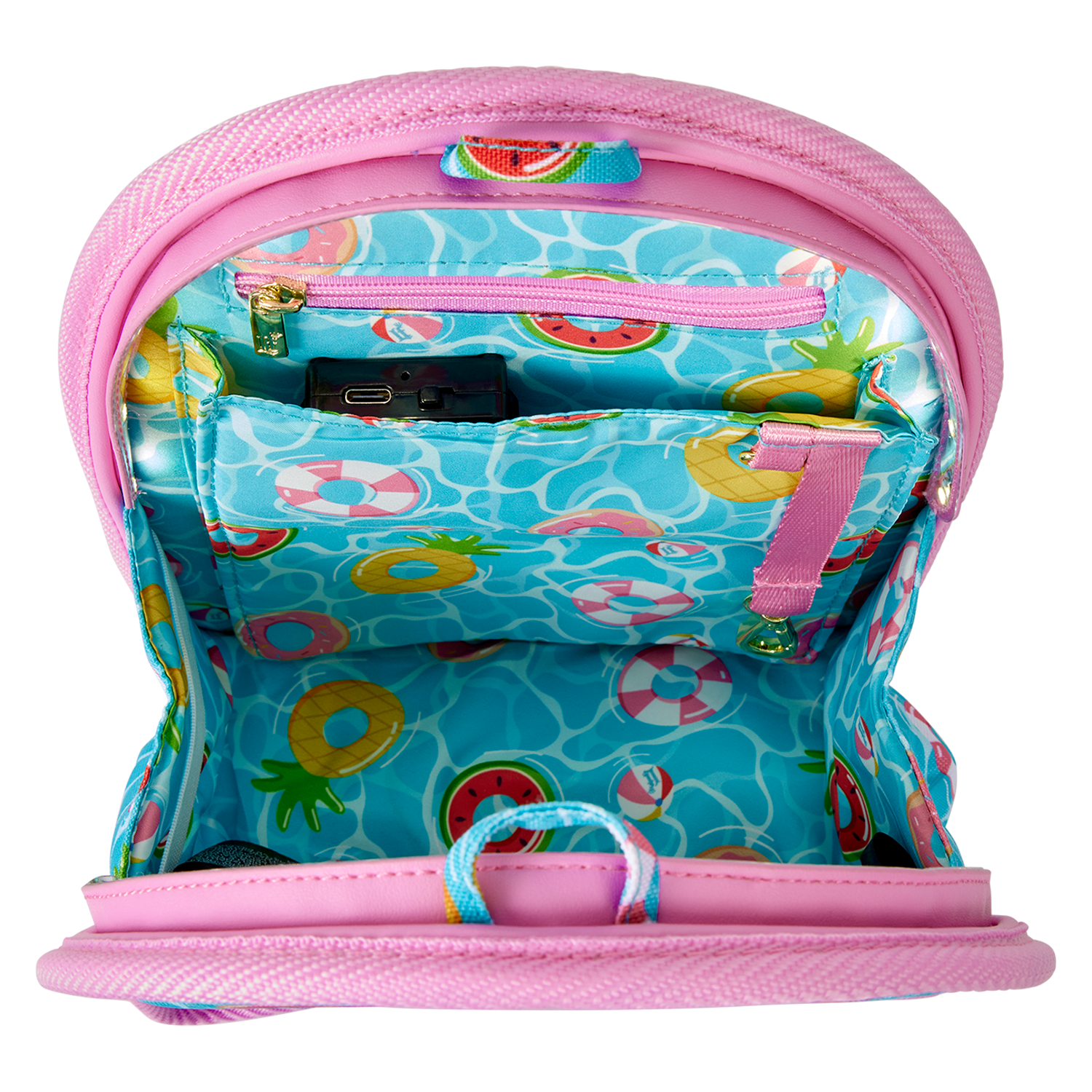 Loungefly Pool Day Light-Up Mini Backpack Bag Organizer Insert - Image 4