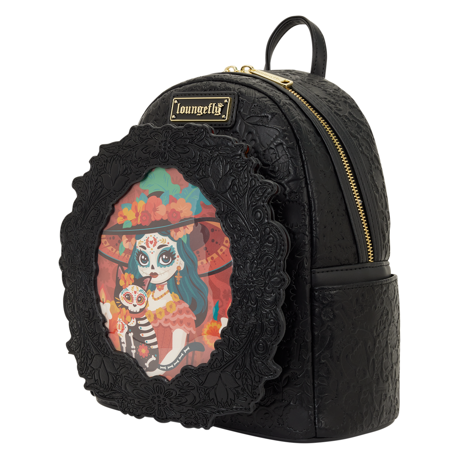 Loungefly Día de los Muertos La Catrina Photo Insert Mini Backpack - Image 4