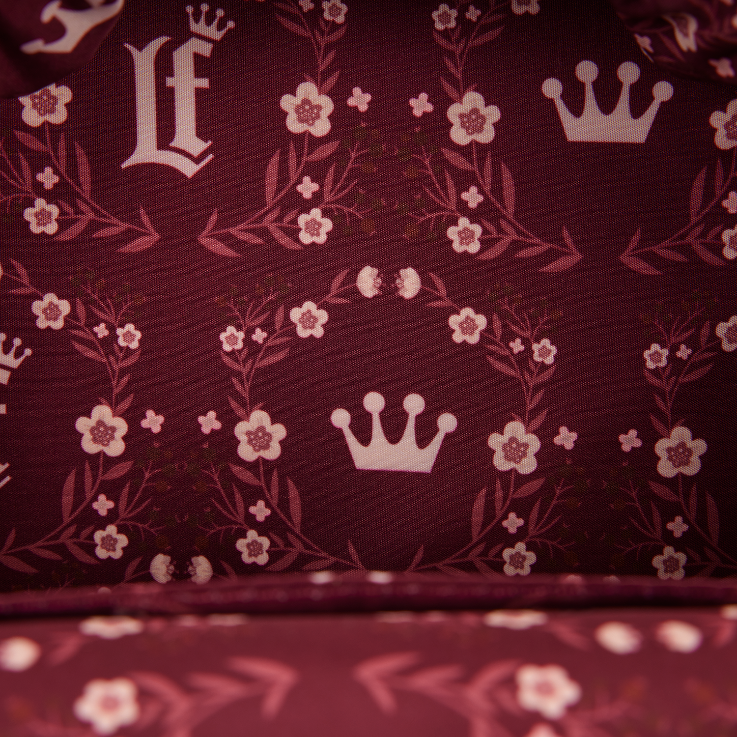 Loungefly Cream & Red Floral Convertible Mini Backpack & Crossbody Bag - Image 5