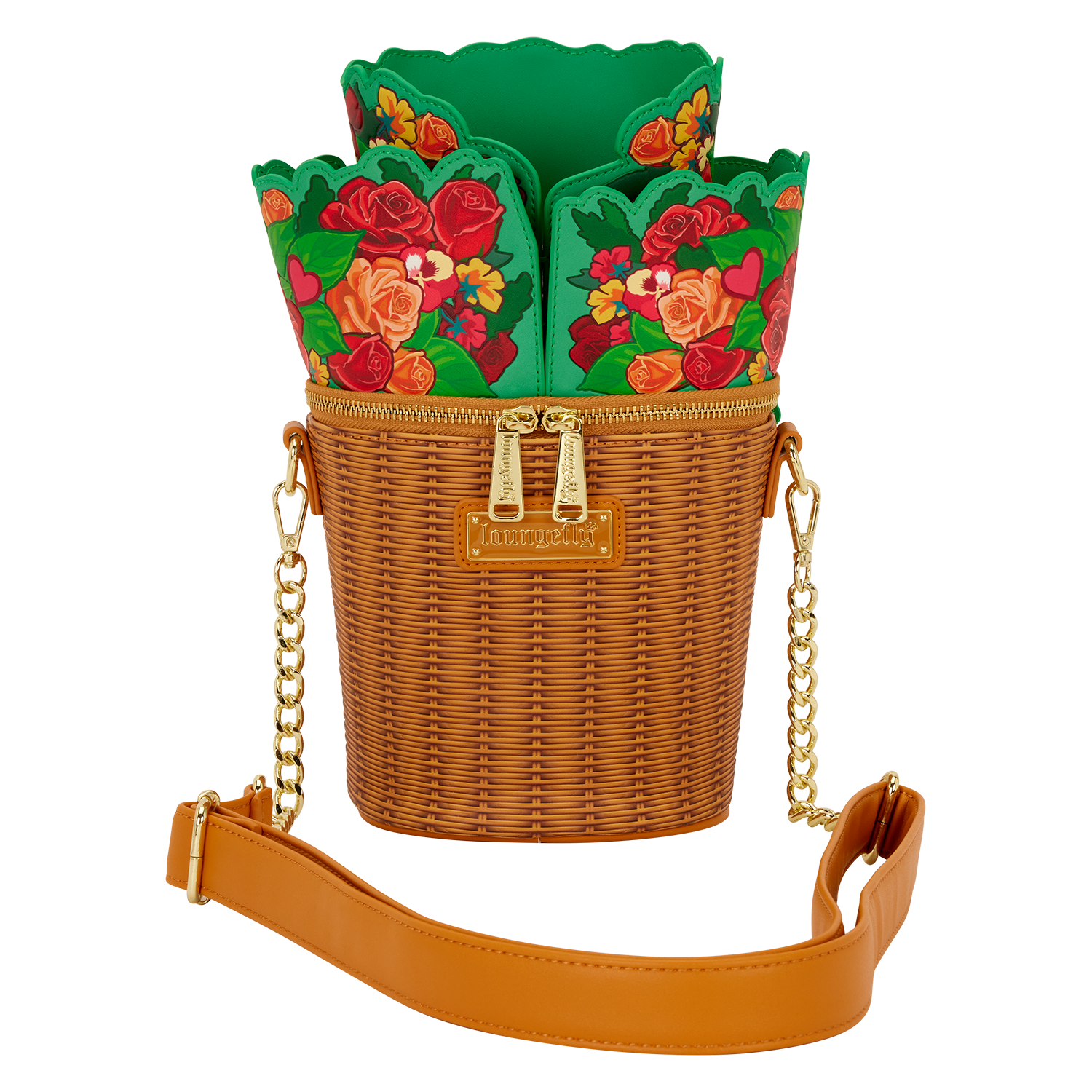 Loungefly Flower Basket Figural Crossbody - Image 4
