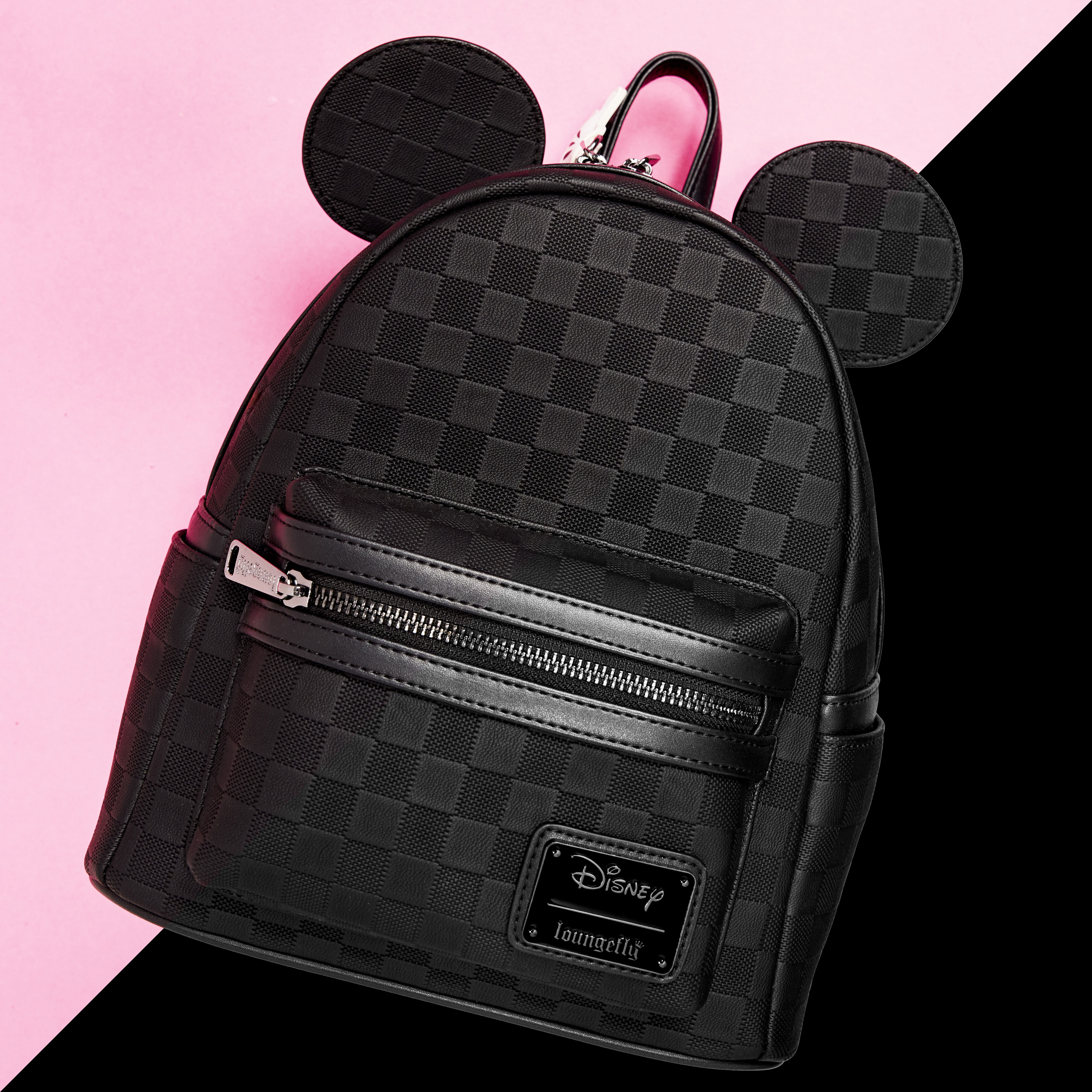 Mickey Mouse Checkered Texture Mini Backpack - Image 2