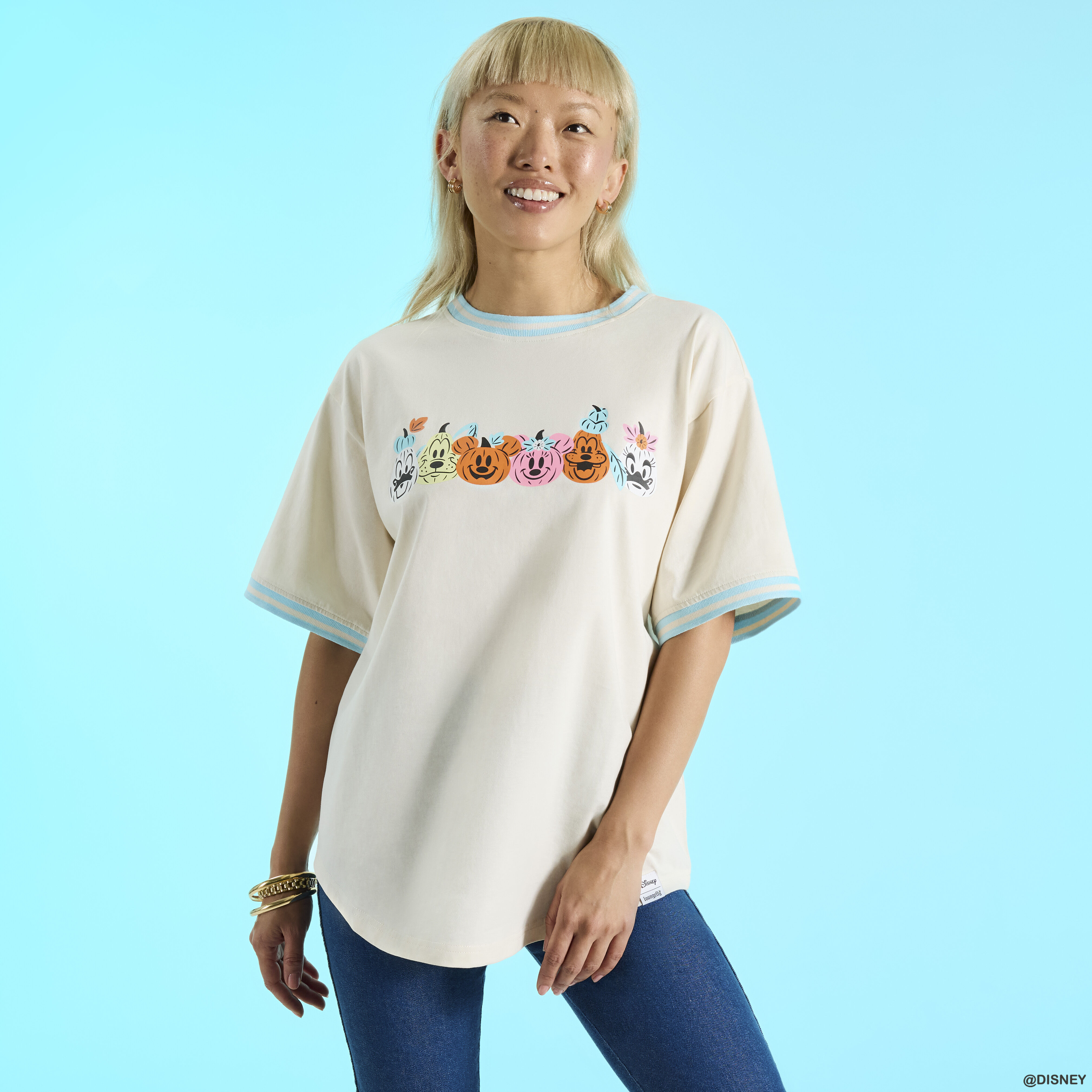 Mickey & Friends Jack-o'-Lantern Glow Sporty Tee - Image 2