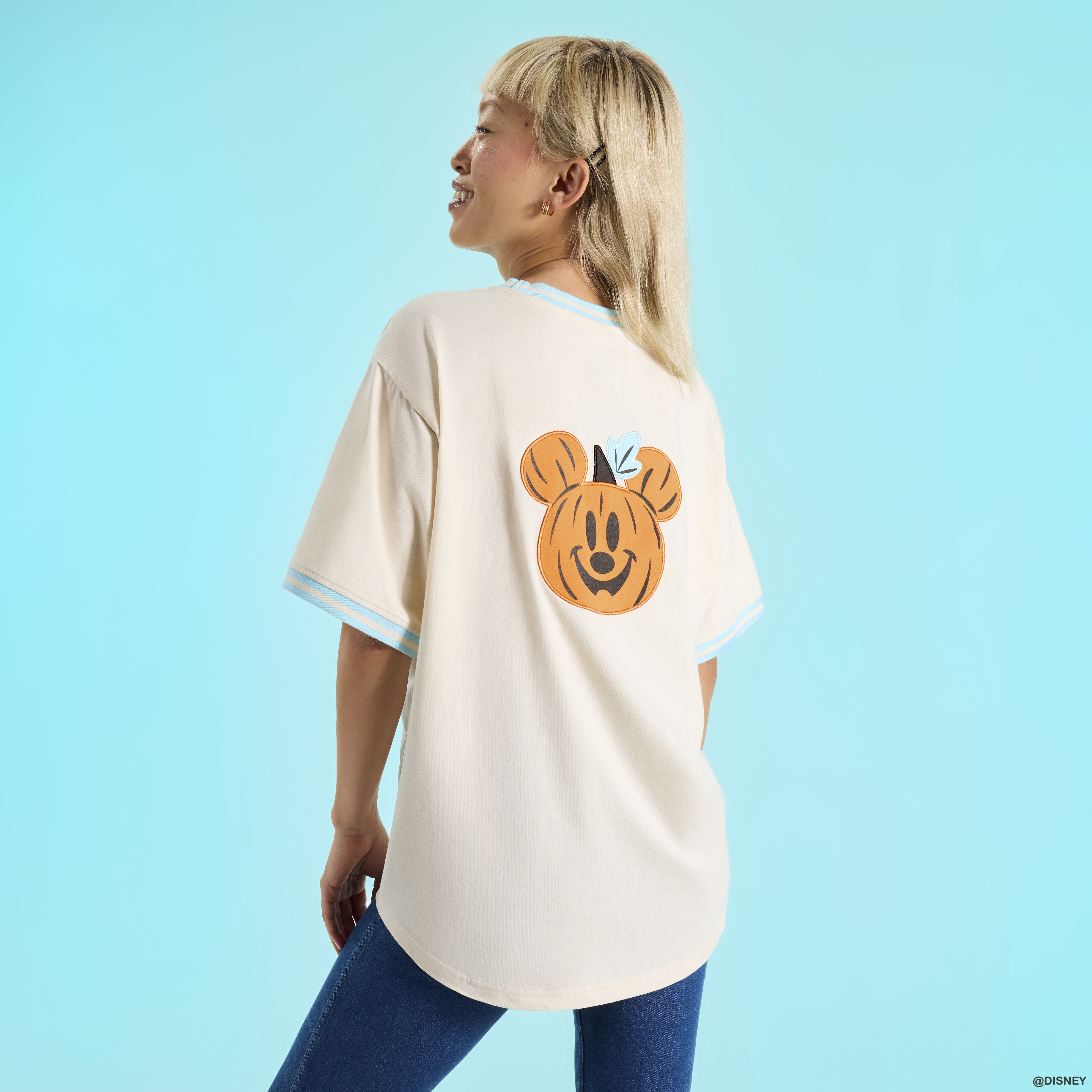Mickey & Friends Jack-o'-Lantern Glow Sporty Tee - Image 3