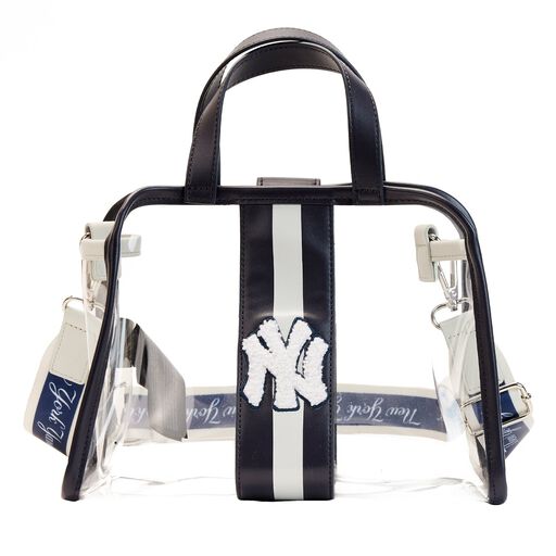 MLB NY Yankees Clear Tote Crossbody Stadium Bag with Pouch - Image 4