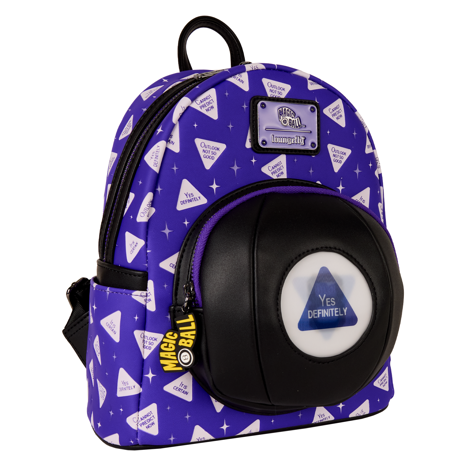 Magic 8 Ball All-Over Print Lenticular Mini Backpack - Image 4