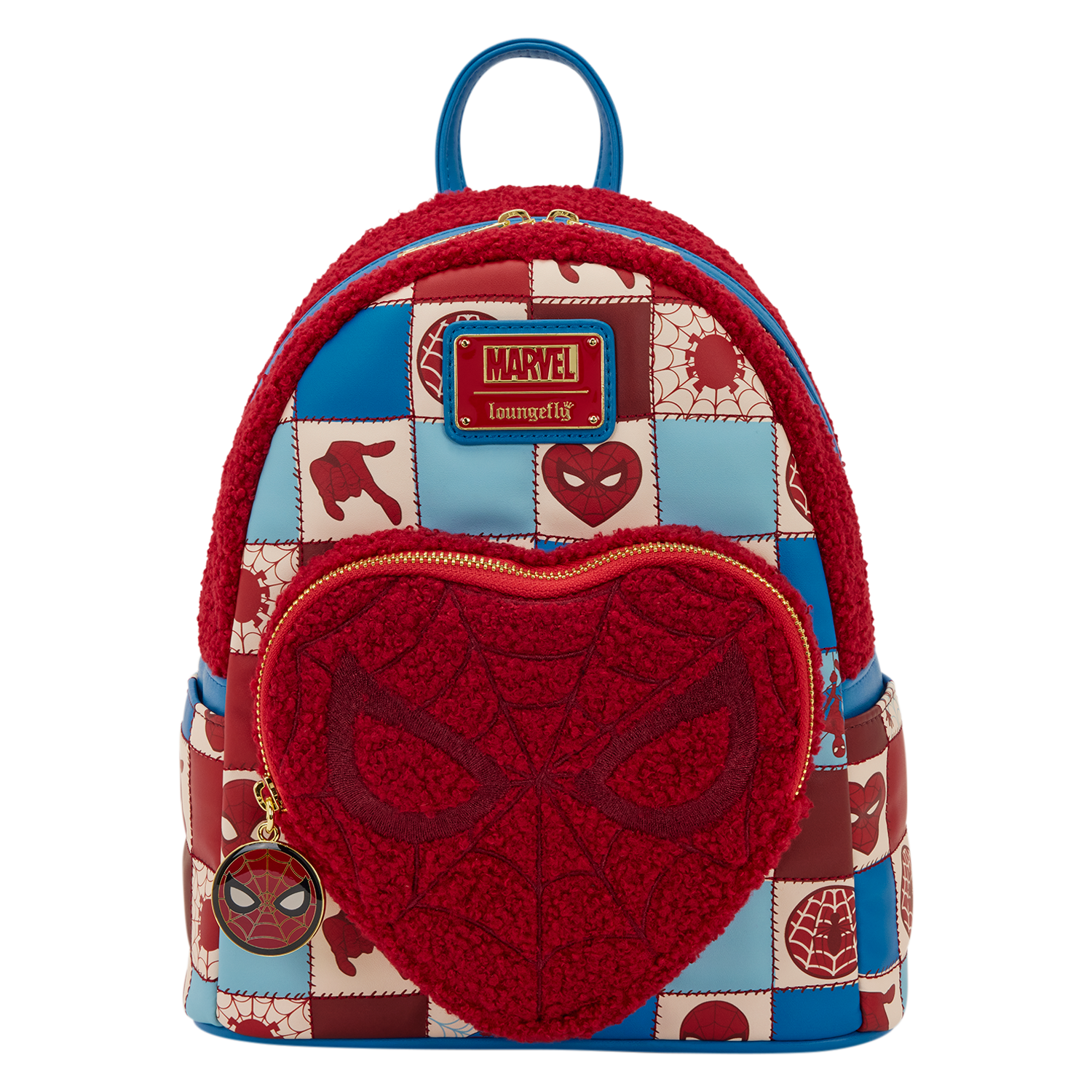 Spider-Man Sherpa Heart Mini Backpack