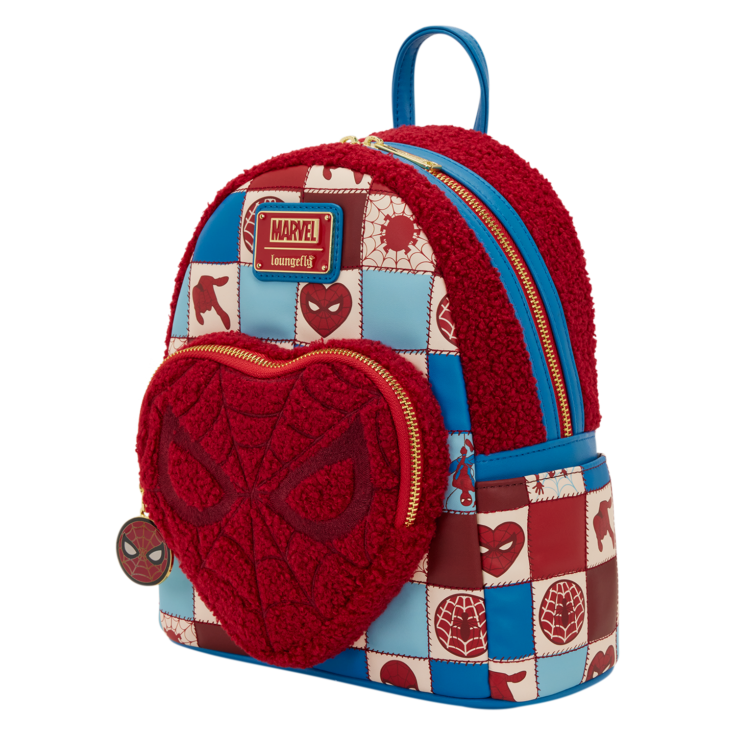 Spider-Man Sherpa Heart Mini Backpack - Image 5