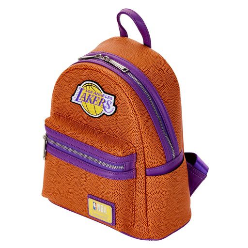 NBA Los Angeles Lakers Basketball Logo Mini Backpack - Image 3