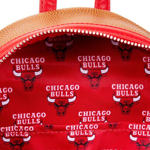 NBA Chicago Bulls Basketball Logo Mini Backpack - Image 5