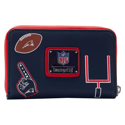 NFL New England Patriots Patches Zip Around Wallet - Image 3