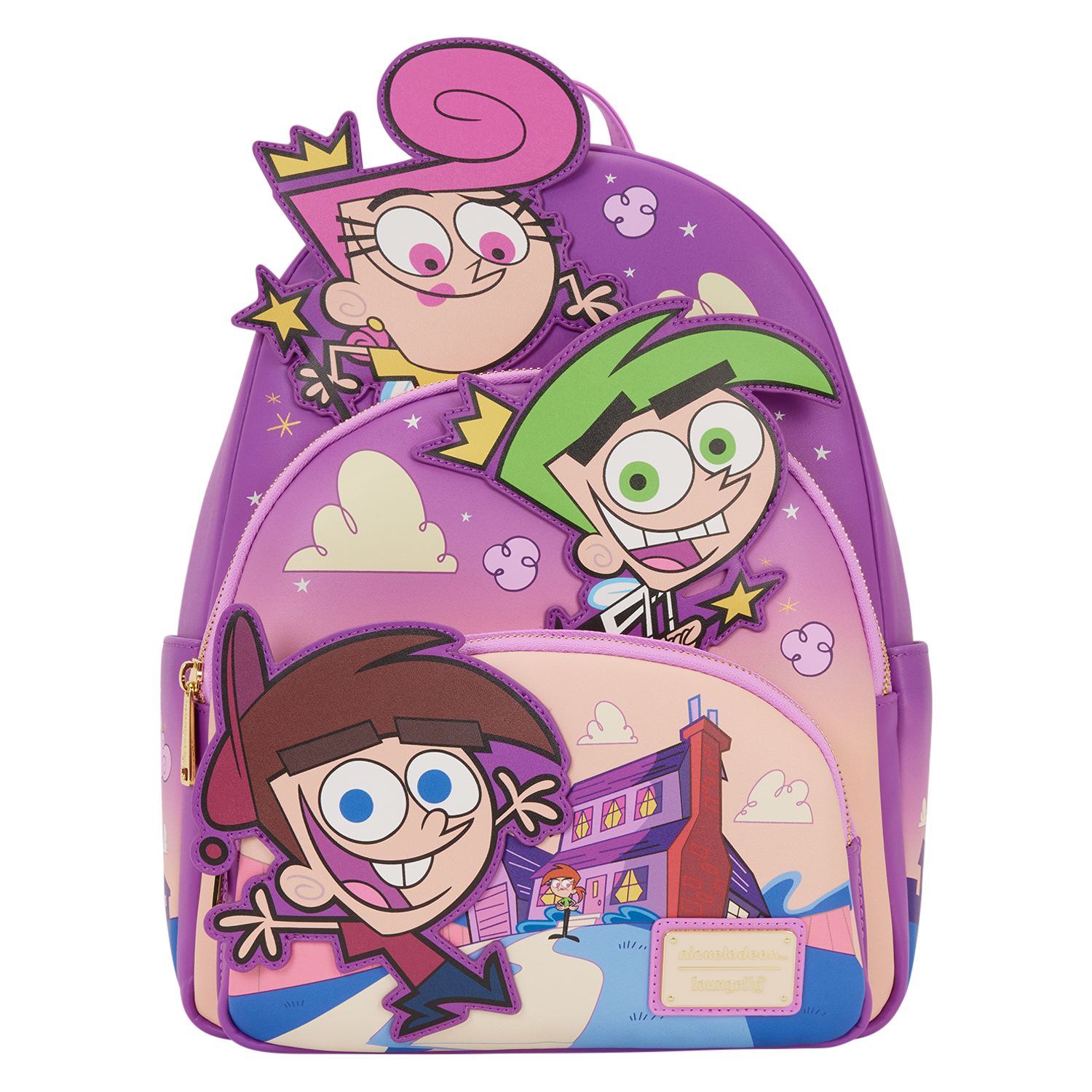 The Fairly OddParents Exclusive Triple Pocket Glow Mini Backpack