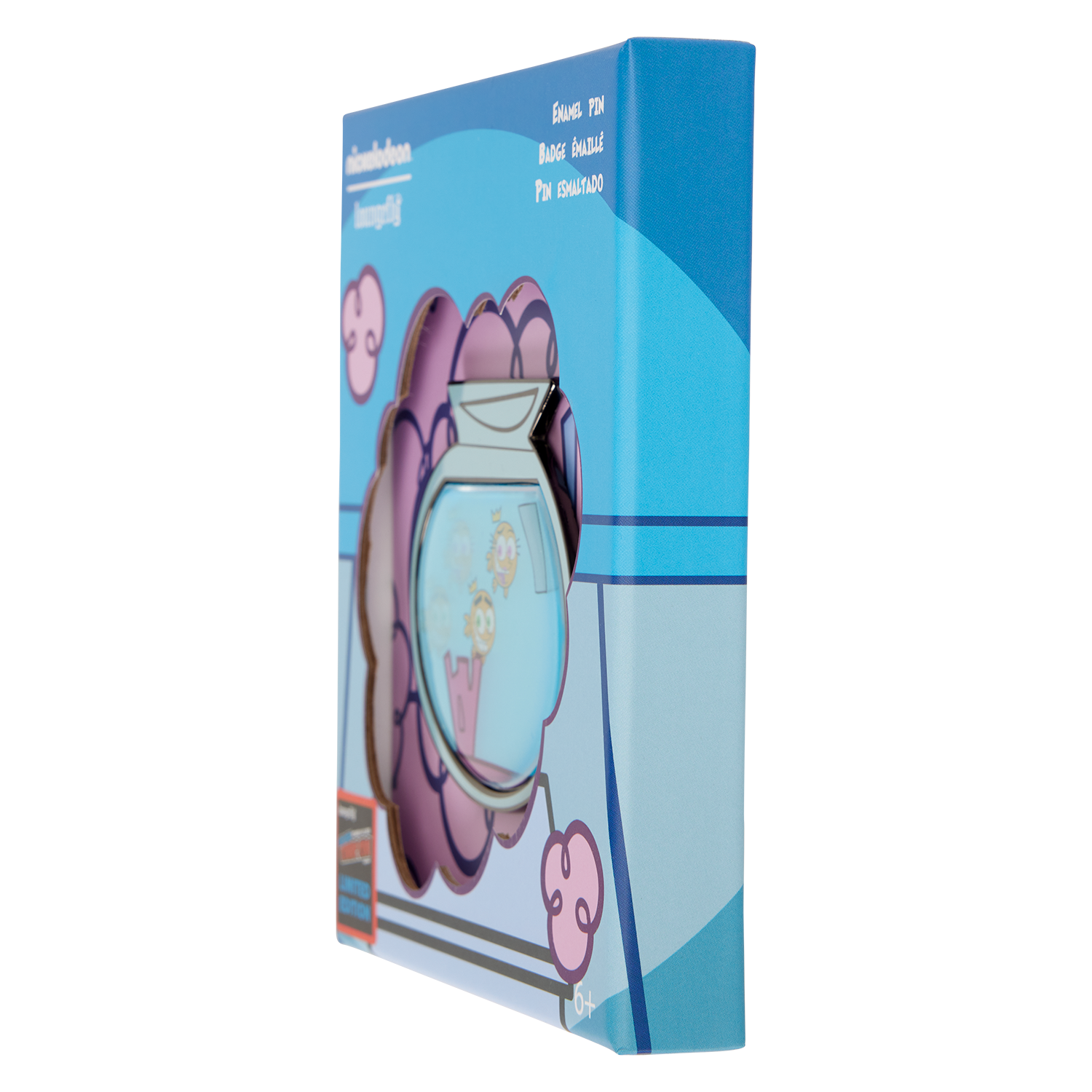 NYCC Limited Edition The Fairly OddParents Lenticular 3" Collector Box Pin - Image 6