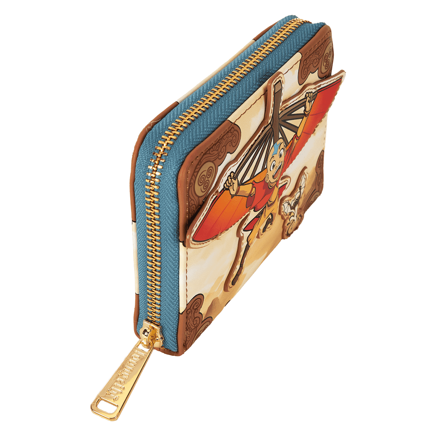 Avatar: The Last Airbender Aang Glider Staff Zip Around Wallet - Image 4