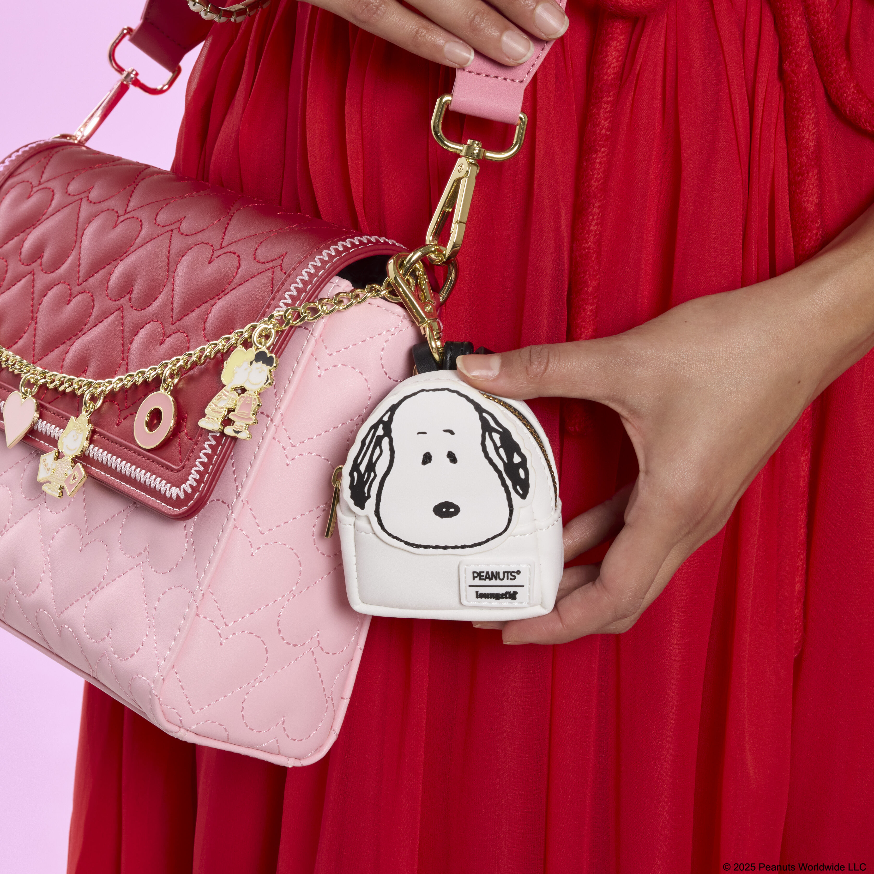 Peanuts Gang Cosplay Mystery Mini Backpack Keychain Charm - Image 3