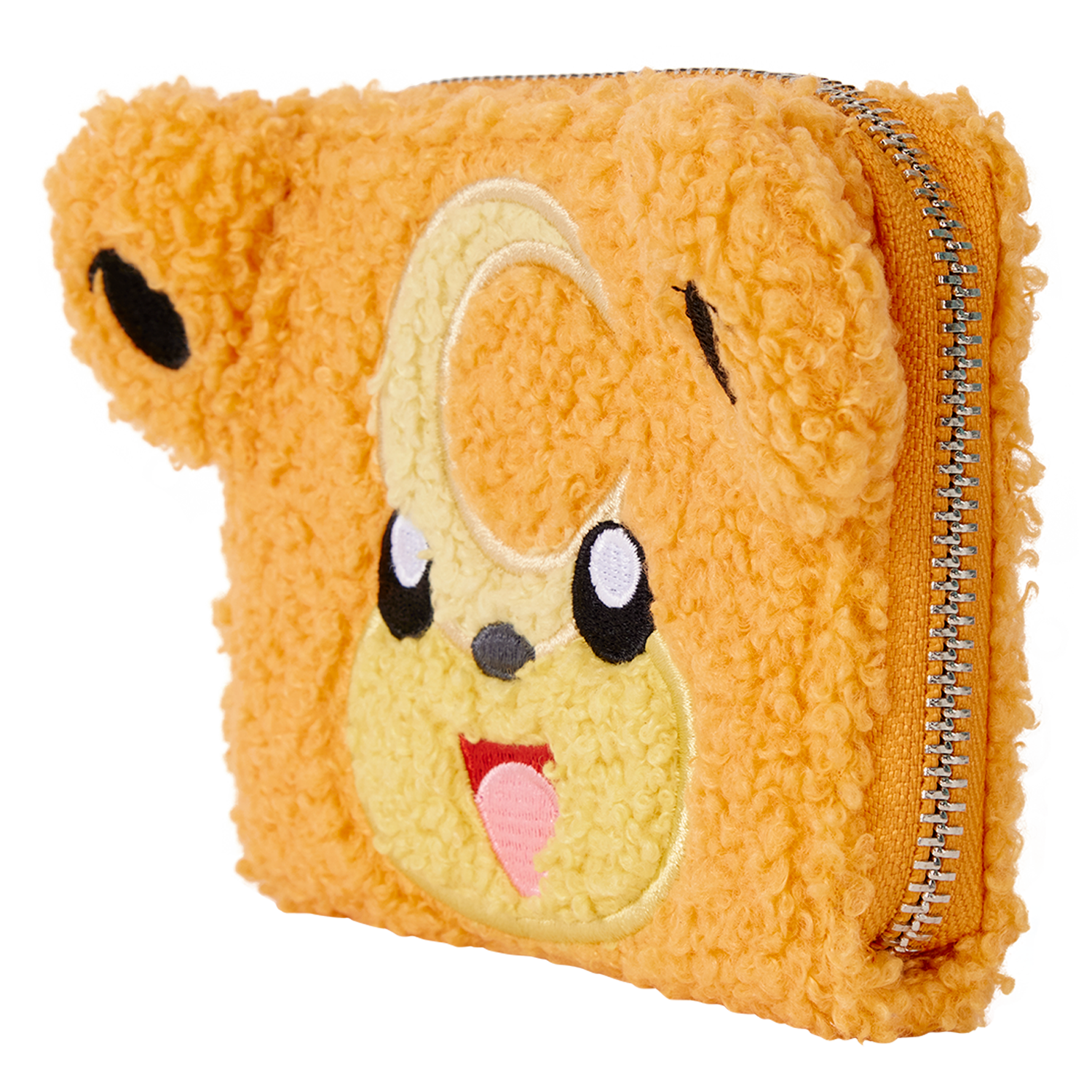 Pokémon Teddiursa Limited Edition Sherpa Cosplay Zip Around Wallet - Image 3