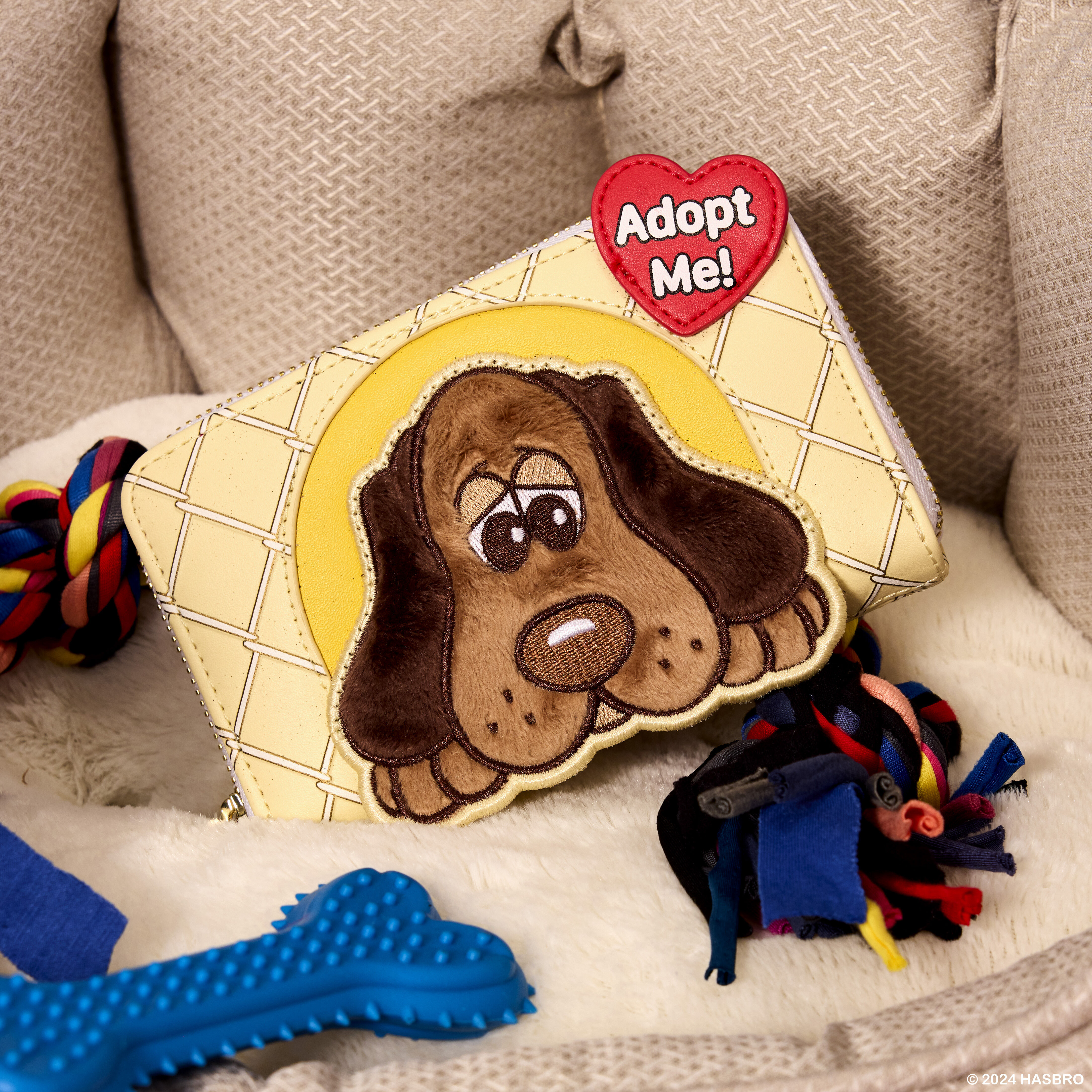 Pound Puppies 40th Anniversary Plush Zip Around Wallet - Image 2