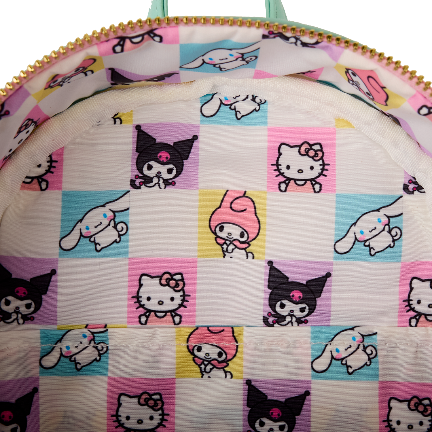 SDCC Limited Edition Hello Kitty & Friends Color Block Terry Cloth Mini Backpack - Image 6