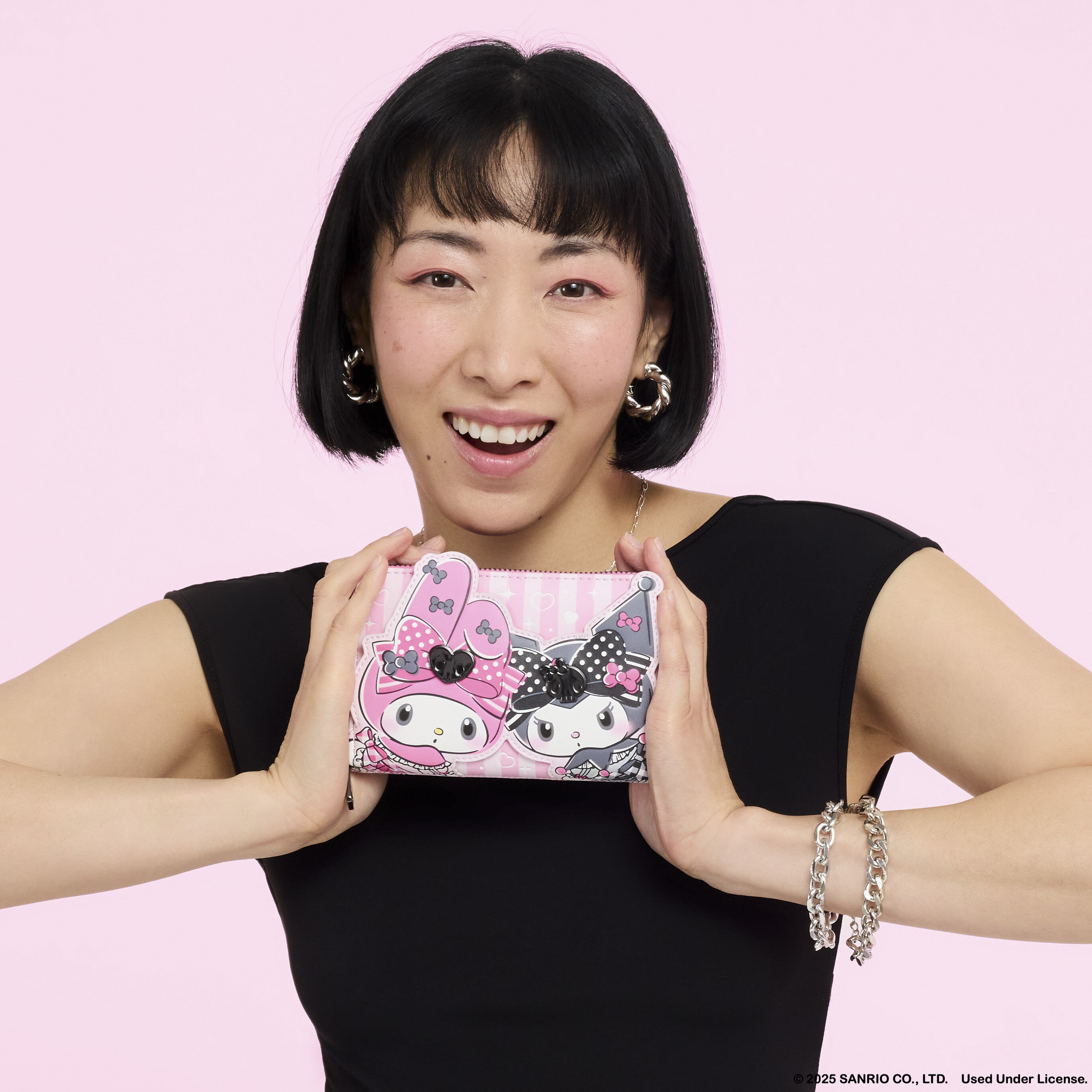 Sanrio My Melody & Kuromi Zip Around Wallet - Image 2