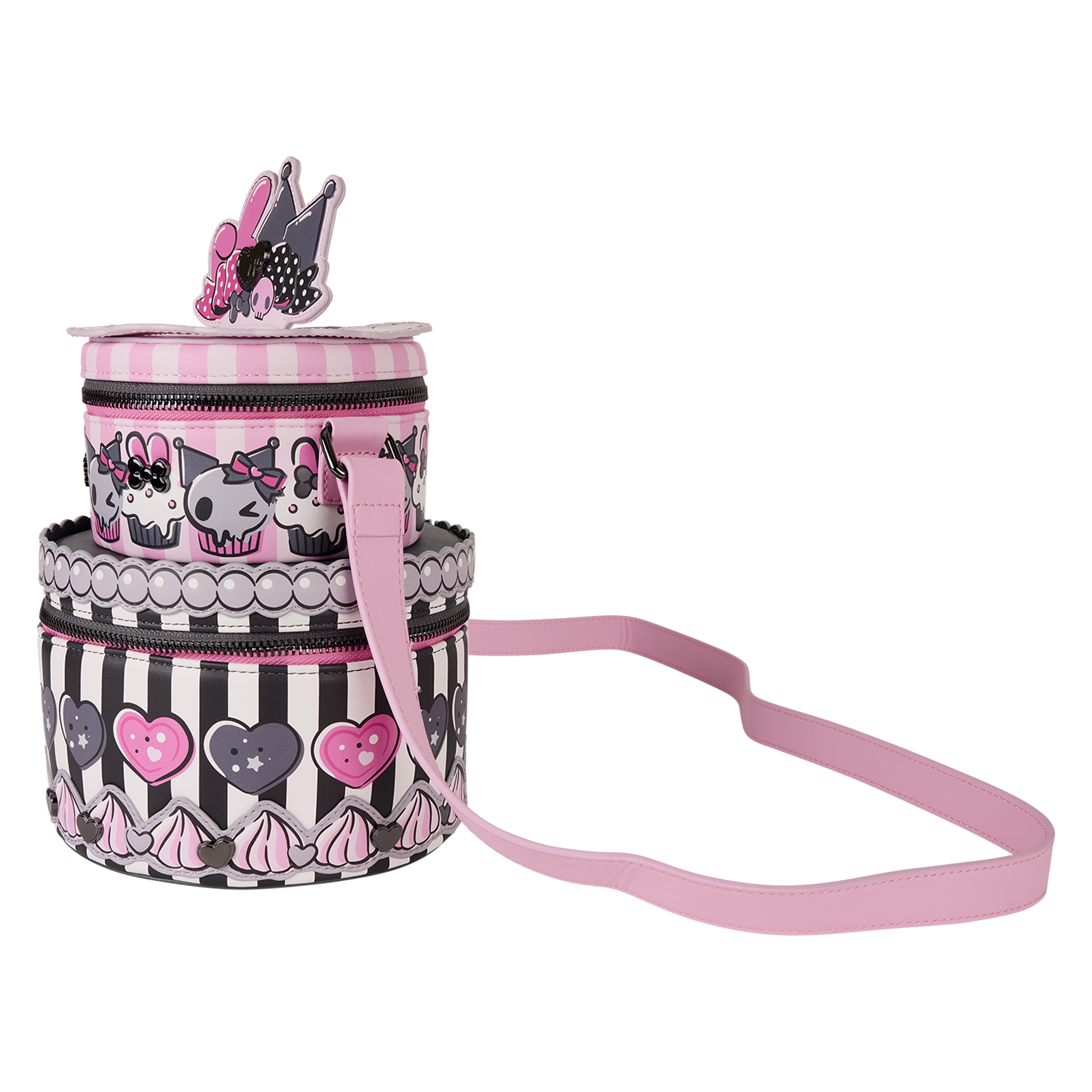 Sanrio My Melody & Kuromi Figural Cake Crossbody Bag - Image 5