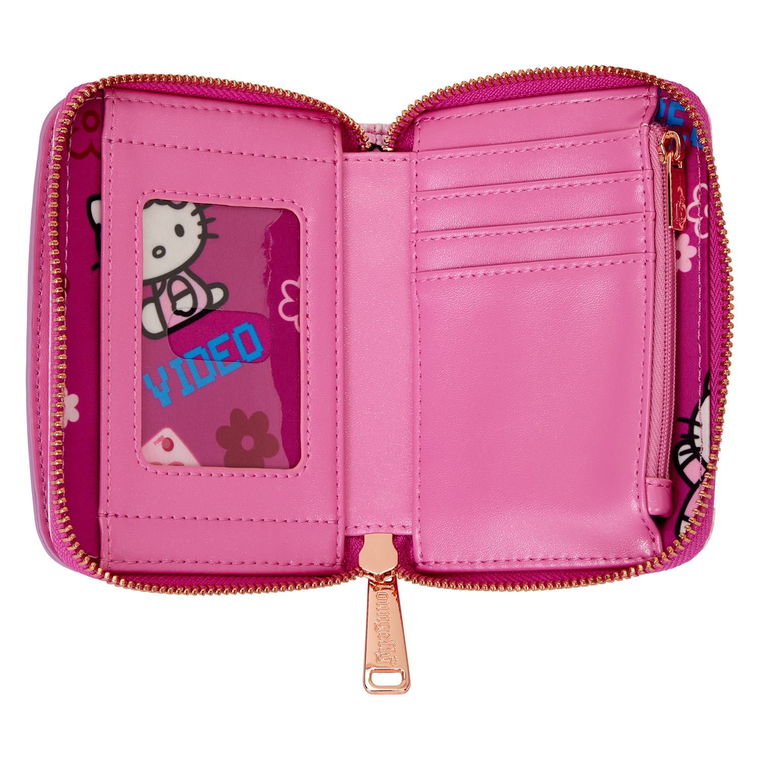 Sanrio Exclusive Hello Kitty Vintage TV Lenticular Zip Around Wallet - Image 7