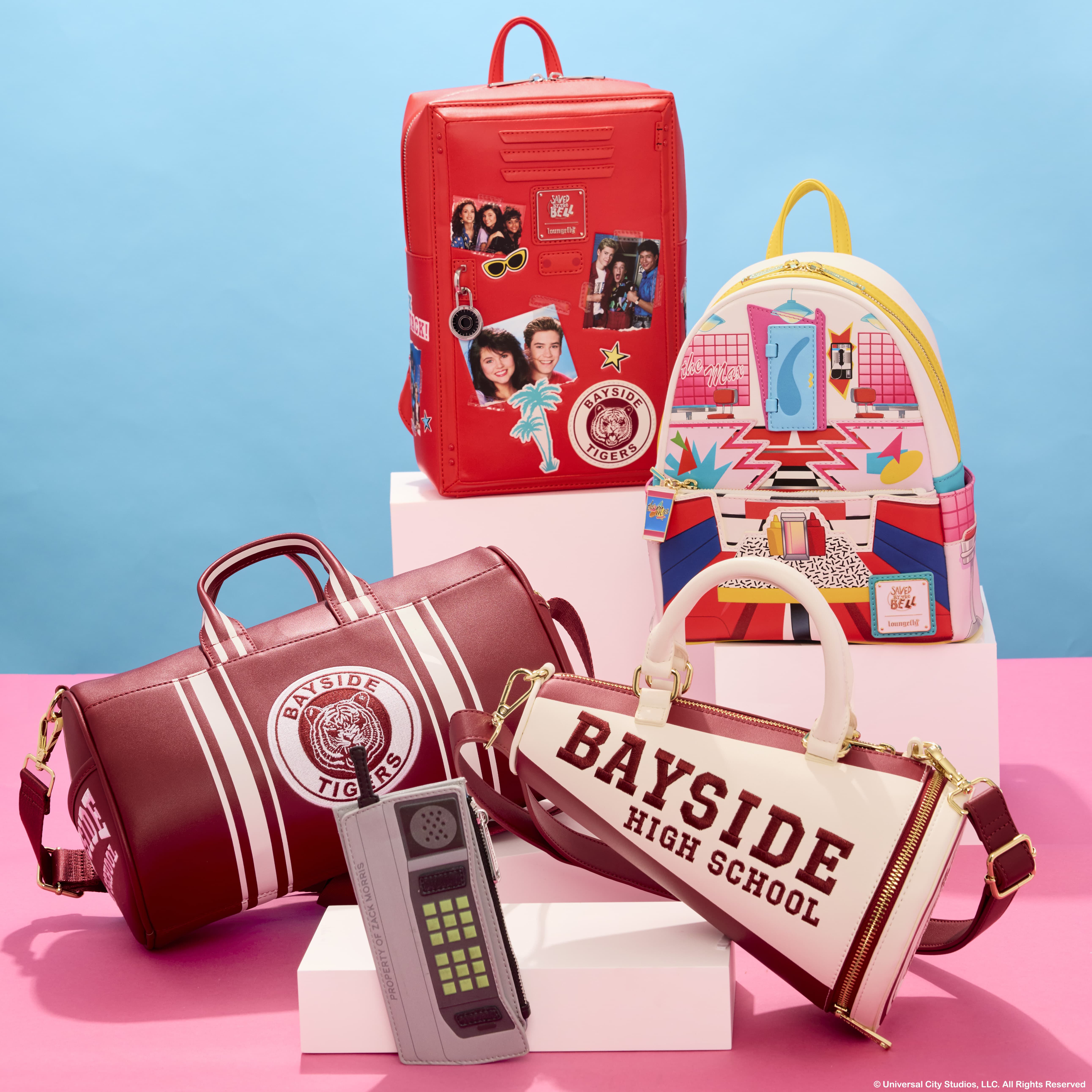 Saved By The Bell Bayside High Megaphone Figural Crossbody Bag - Image 3