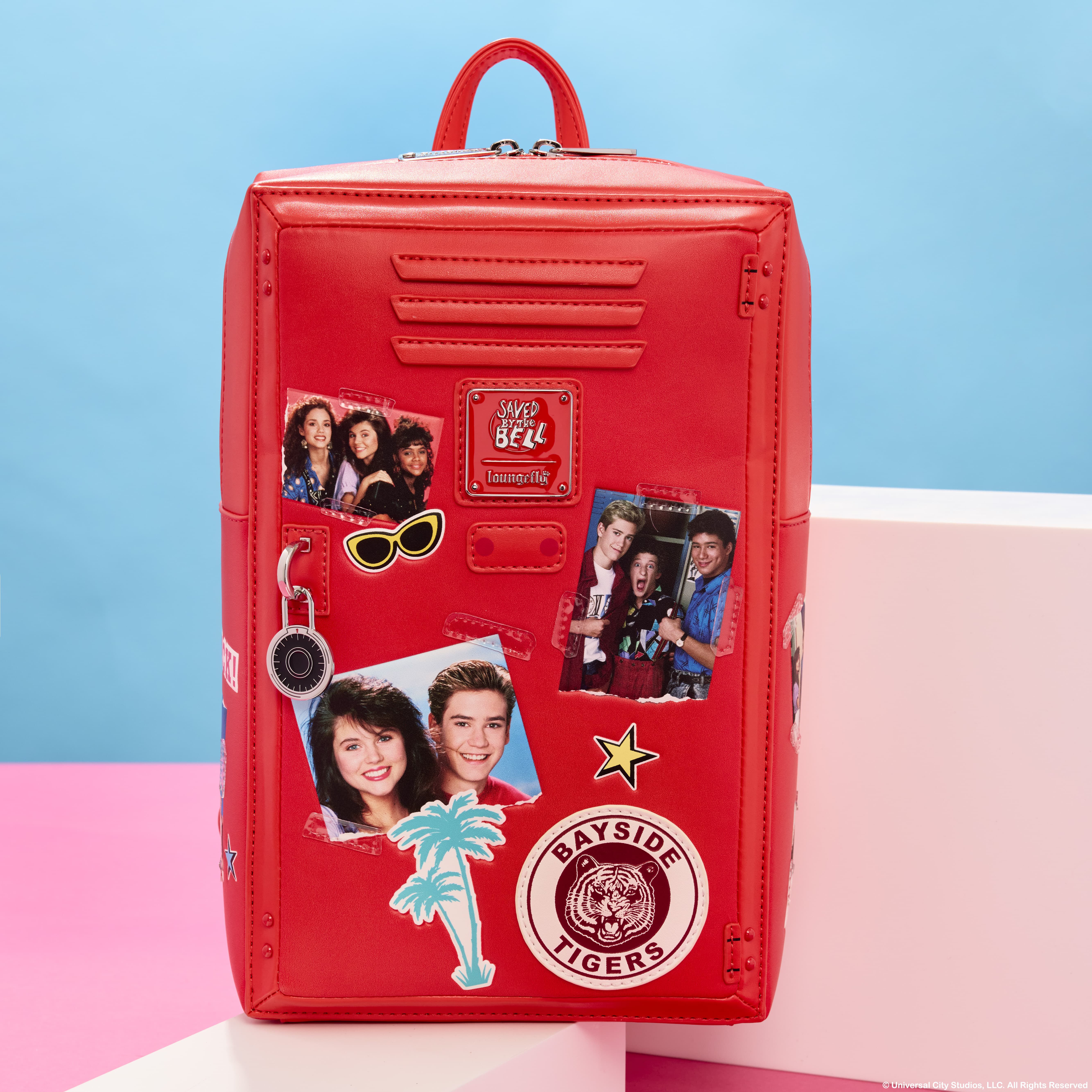 Saved By The Bell Bayside High Locker Figural Mini Backpack - Image 2