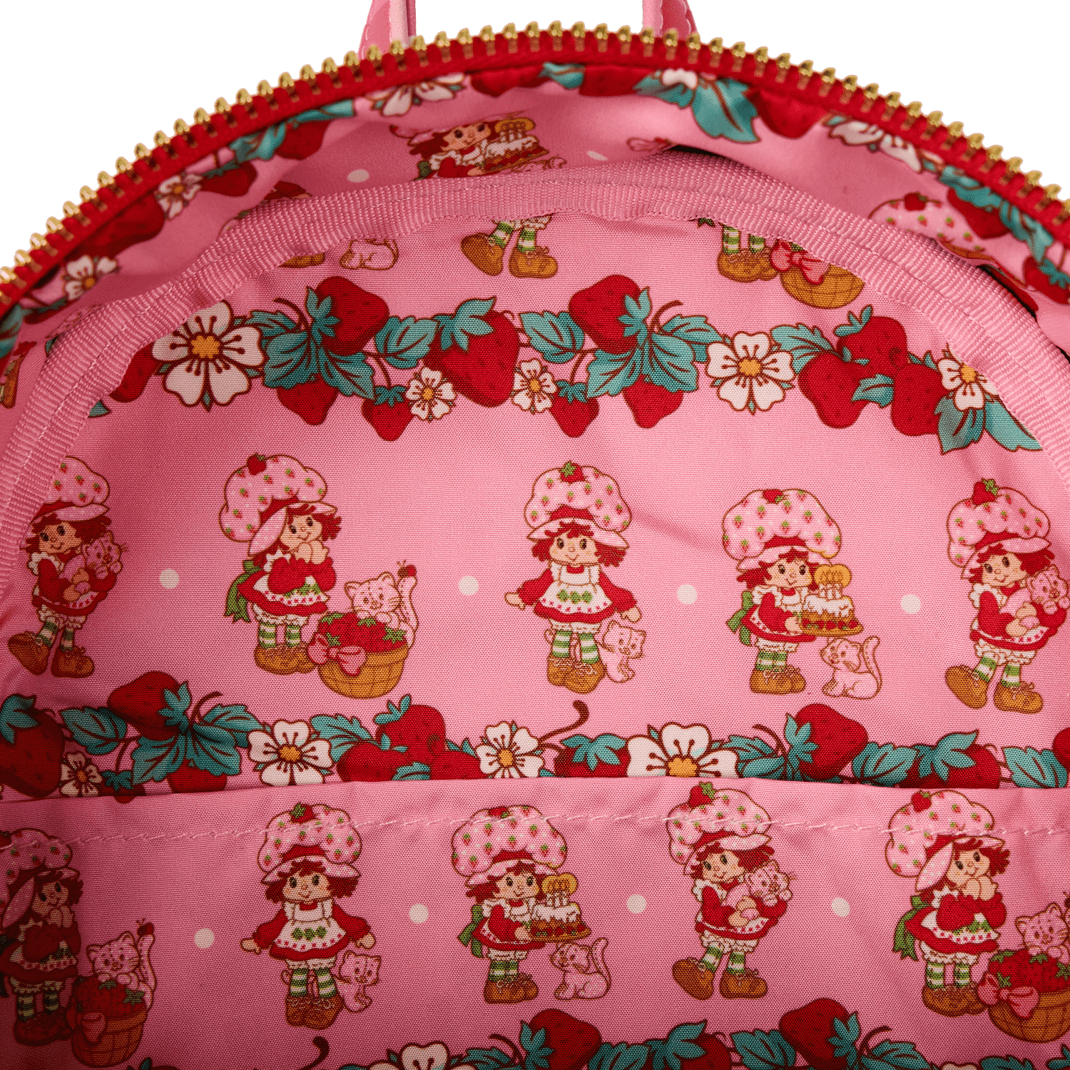 Strawberry Shortcake Denim Gingham Mini Backpack - Image 5