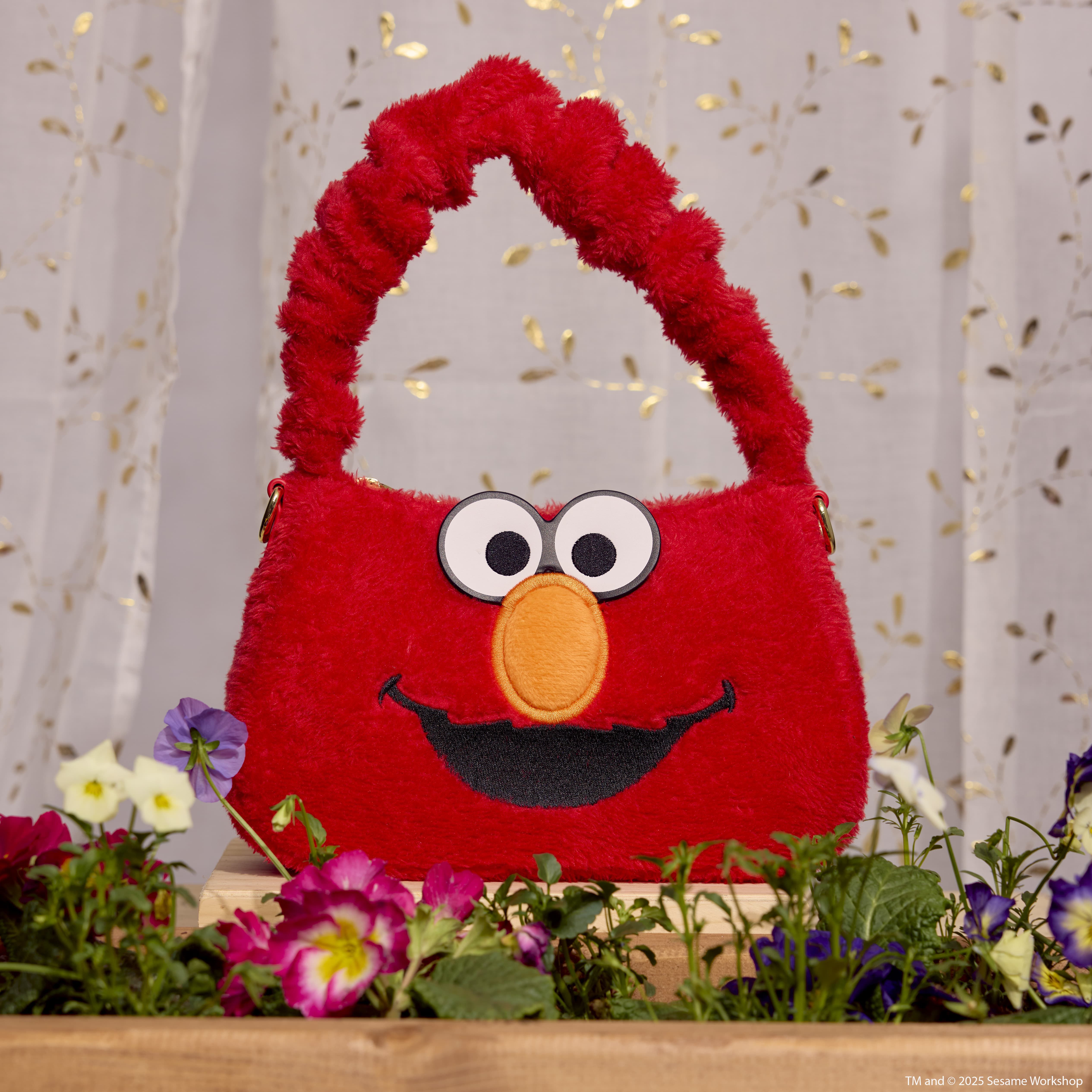 Sesame Street Elmo Plush Cosplay Crossbody Bag - Image 3